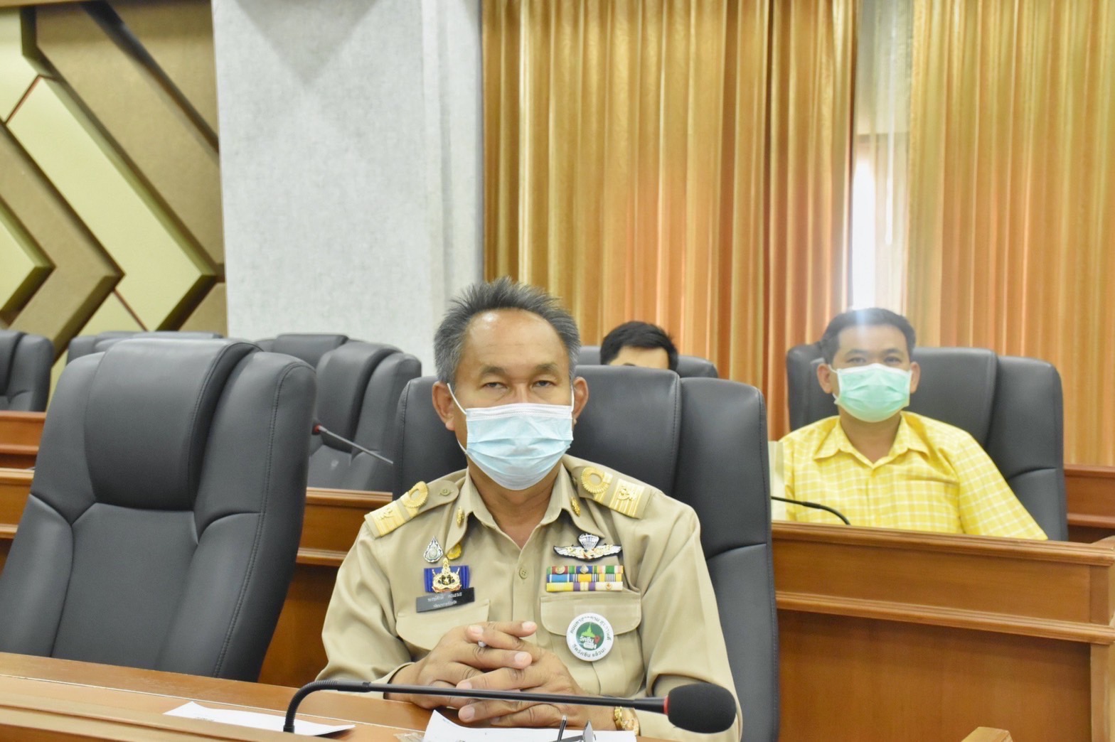 ??จังหวัดมหาสารคาม ประชุมคณะกรรมการจัดงานประเพณีบุญเบิกฟ้าและงานกาชาดจังหวัดมหาสารคามประจำปี 2565