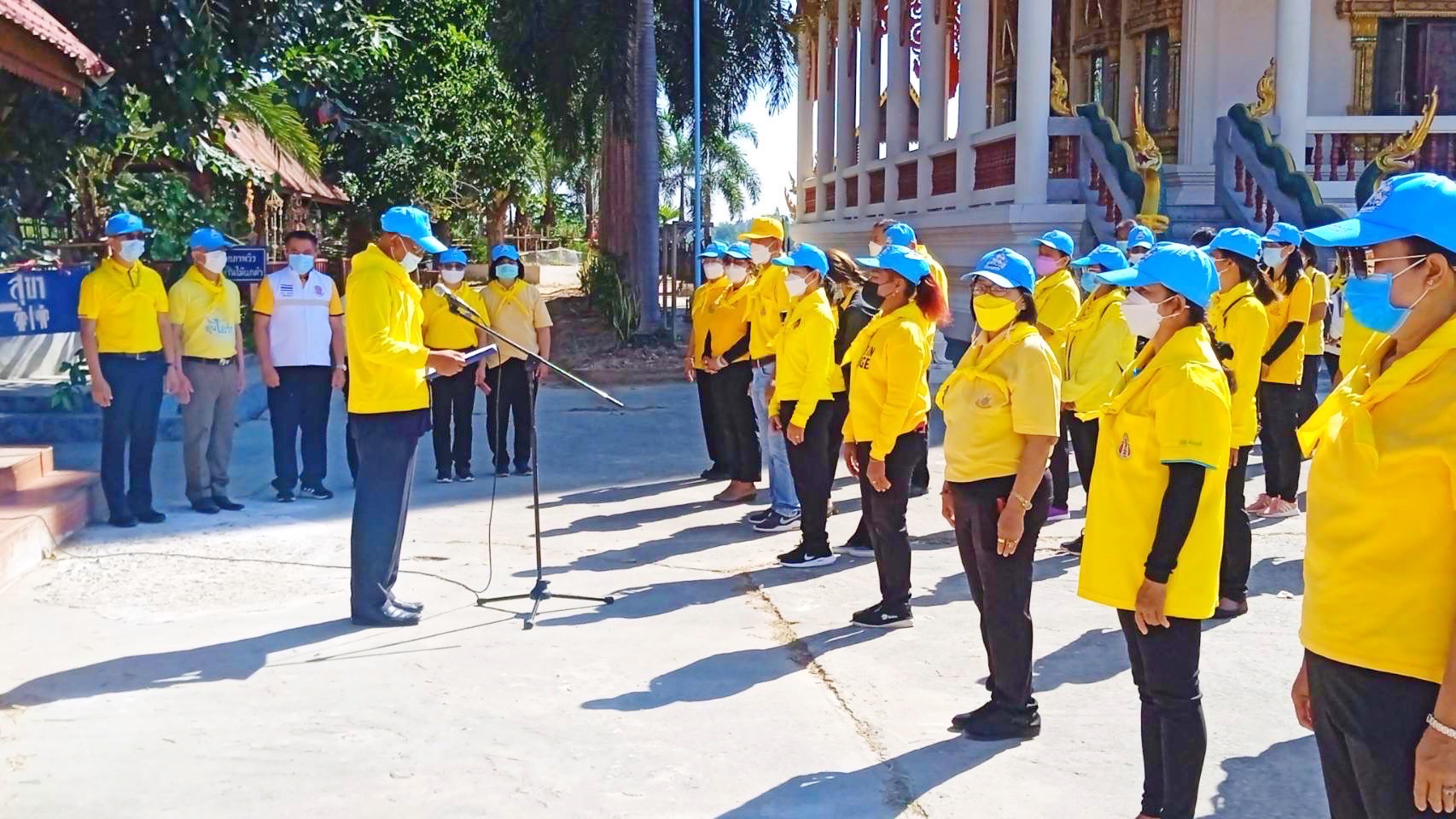 ? พช.มหาสารคาม บูรณาการ “บวร” ( บ้าน วัด ราชการ) จัดกิจกรรม “สัปดาห์การพัฒนา” ประจำปี 2564