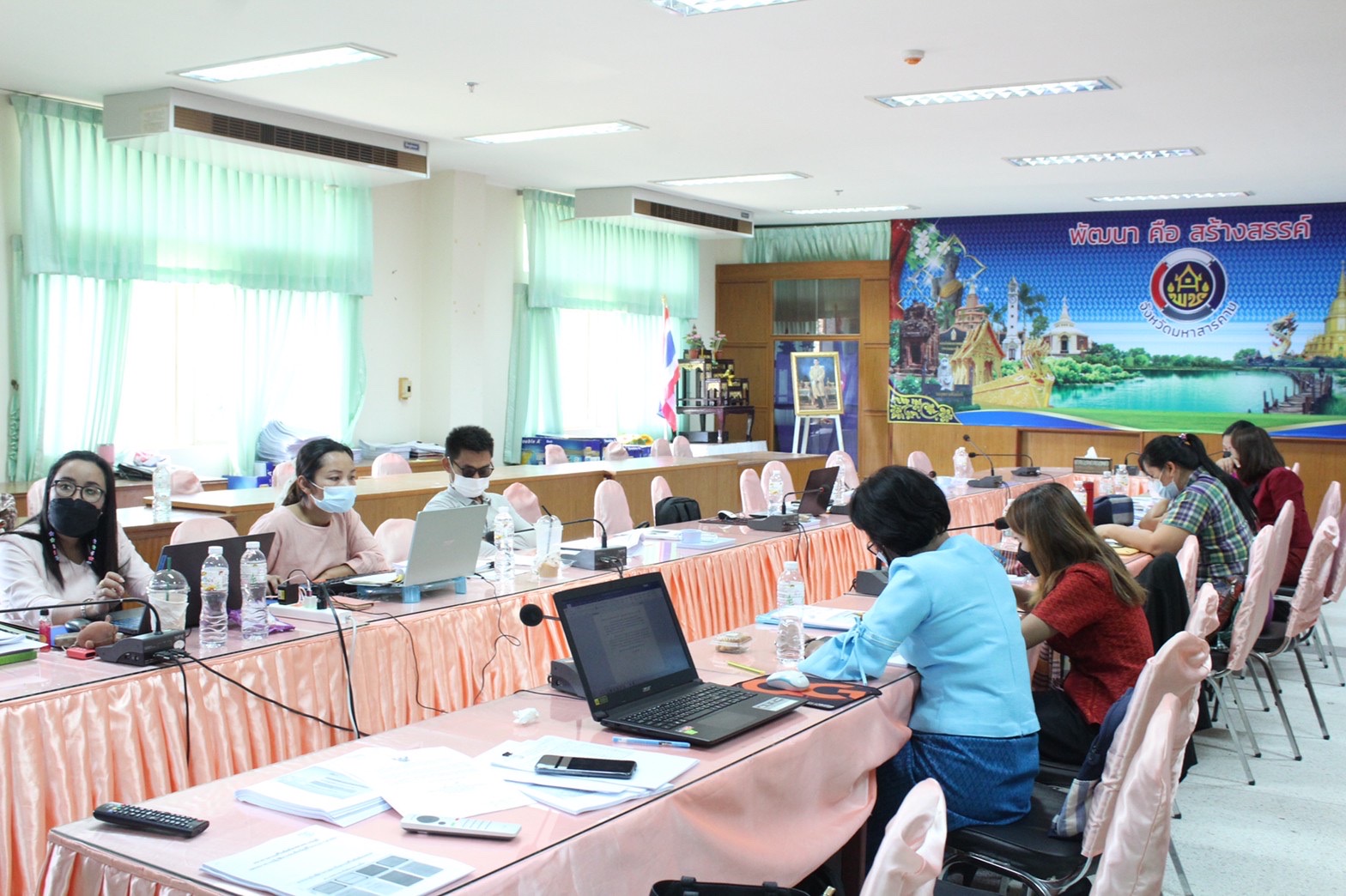 ?พช.มหาสารคามเข้าร่วมประชุมเชิงปฏิบัติการเพิ่มประสิทธิภาพบุคลากรด้านการเงิน การคลัง การบัญชี และพัสดุ ระหว่างวันที่ 20-23 ธันวาคม 2564 ผ่านระบบ Video Conference