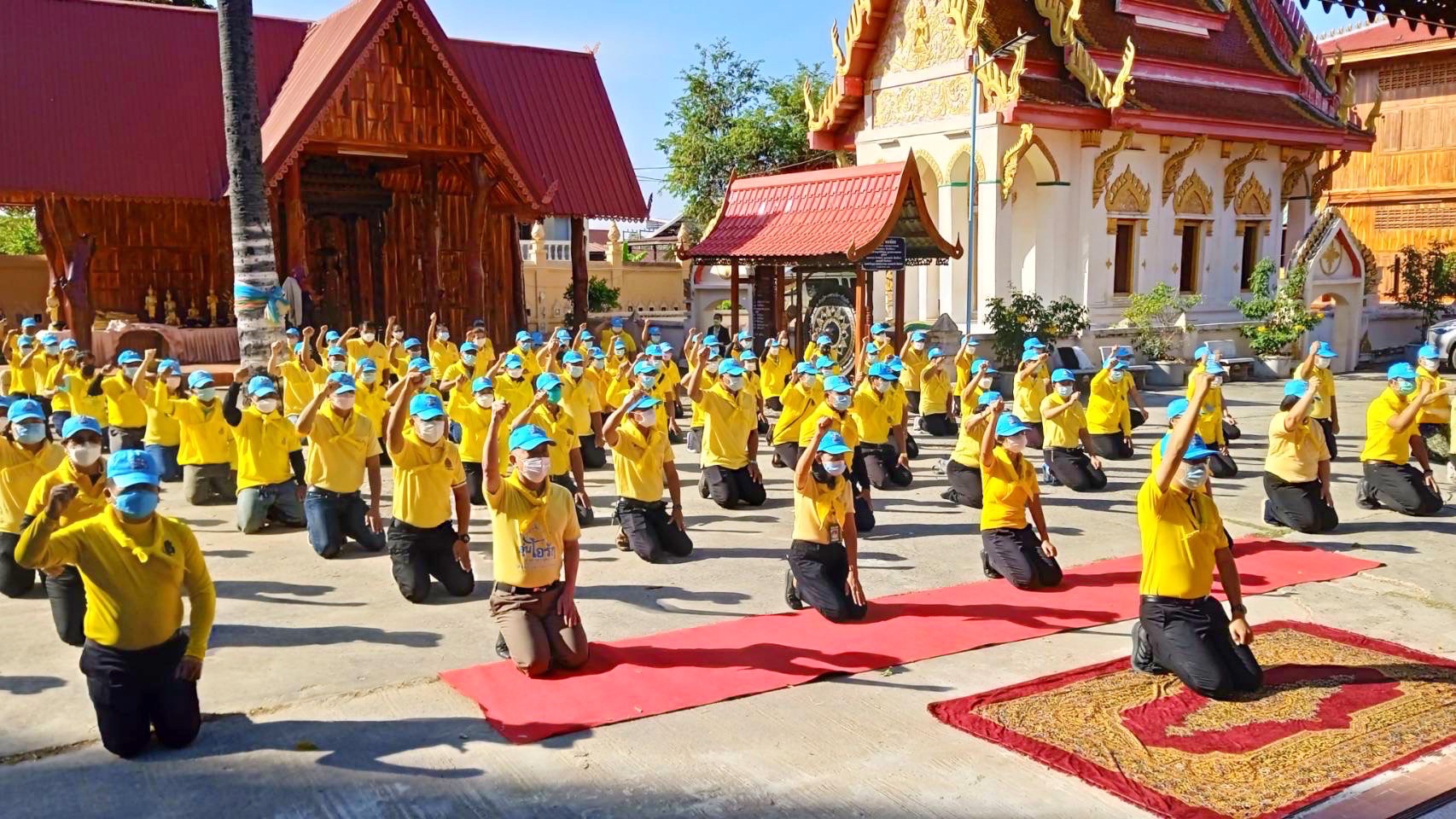 ? พช.มหาสารคาม บูรณาการ “บวร” ( บ้าน วัด ราชการ) จัดกิจกรรม “สัปดาห์การพัฒนา” ประจำปี 2564
