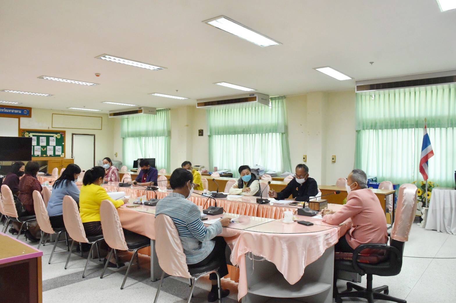 ?พช.มหาสารคาม ร่วมประชุมการแต่งตั้งคณะทำงานส่งเสริมการตลาดผ้าทอมือจังหวัดมหาสารคาม