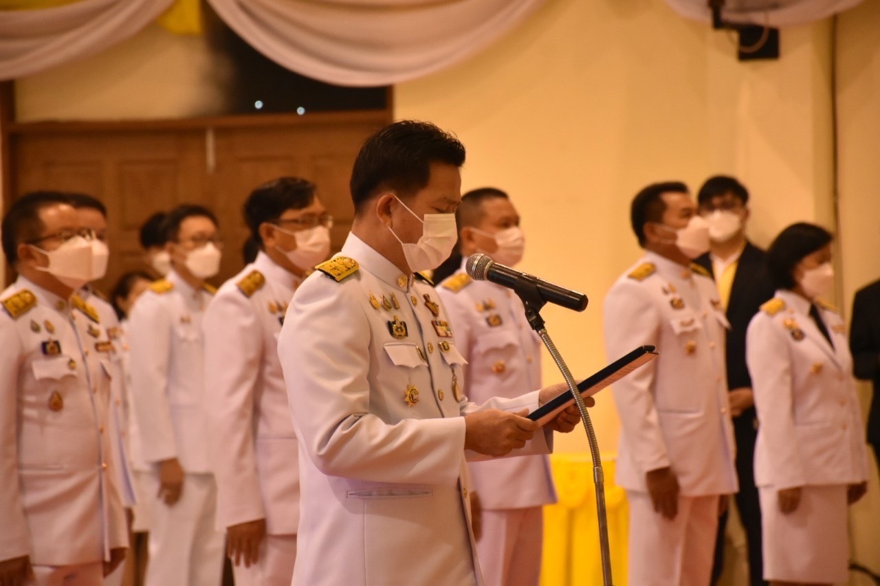 พช.มหาสารคาม ร่วมกิจกรรมเนื่องในวันคล้ายวันพระบรมราชสมภพพระบาทสมเด็จพระบรมชนกาธิเบศร มหาภูมิพลอดุลยเดชมหาราช บรมนาถบพิตร วันชาติ และวันพ่อแห่งชาติ 5 ธันวาคม 2564