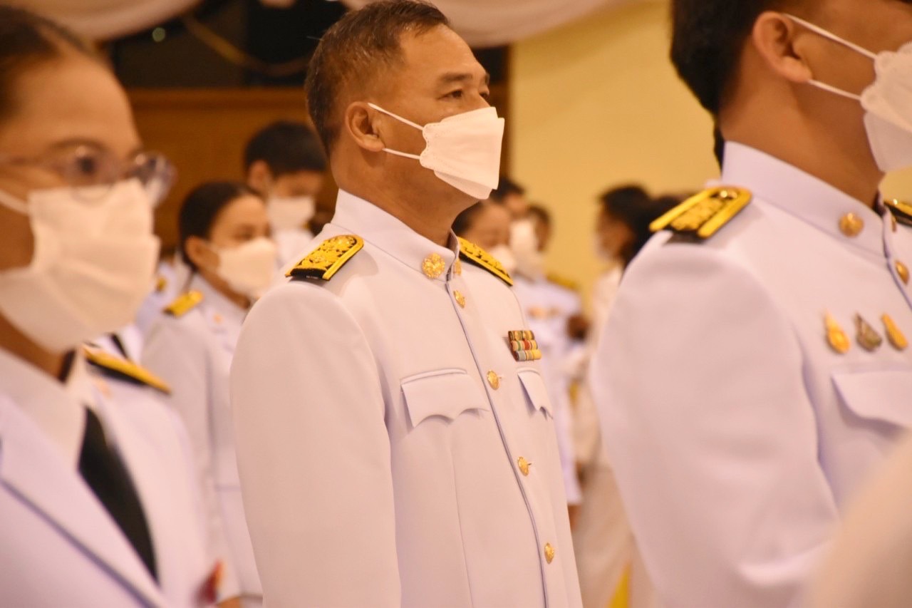 พช.มหาสารคาม ร่วมกิจกรรมเนื่องในวันคล้ายวันพระบรมราชสมภพพระบาทสมเด็จพระบรมชนกาธิเบศร มหาภูมิพลอดุลยเดชมหาราช บรมนาถบพิตร วันชาติ และวันพ่อแห่งชาติ 5 ธันวาคม 2564