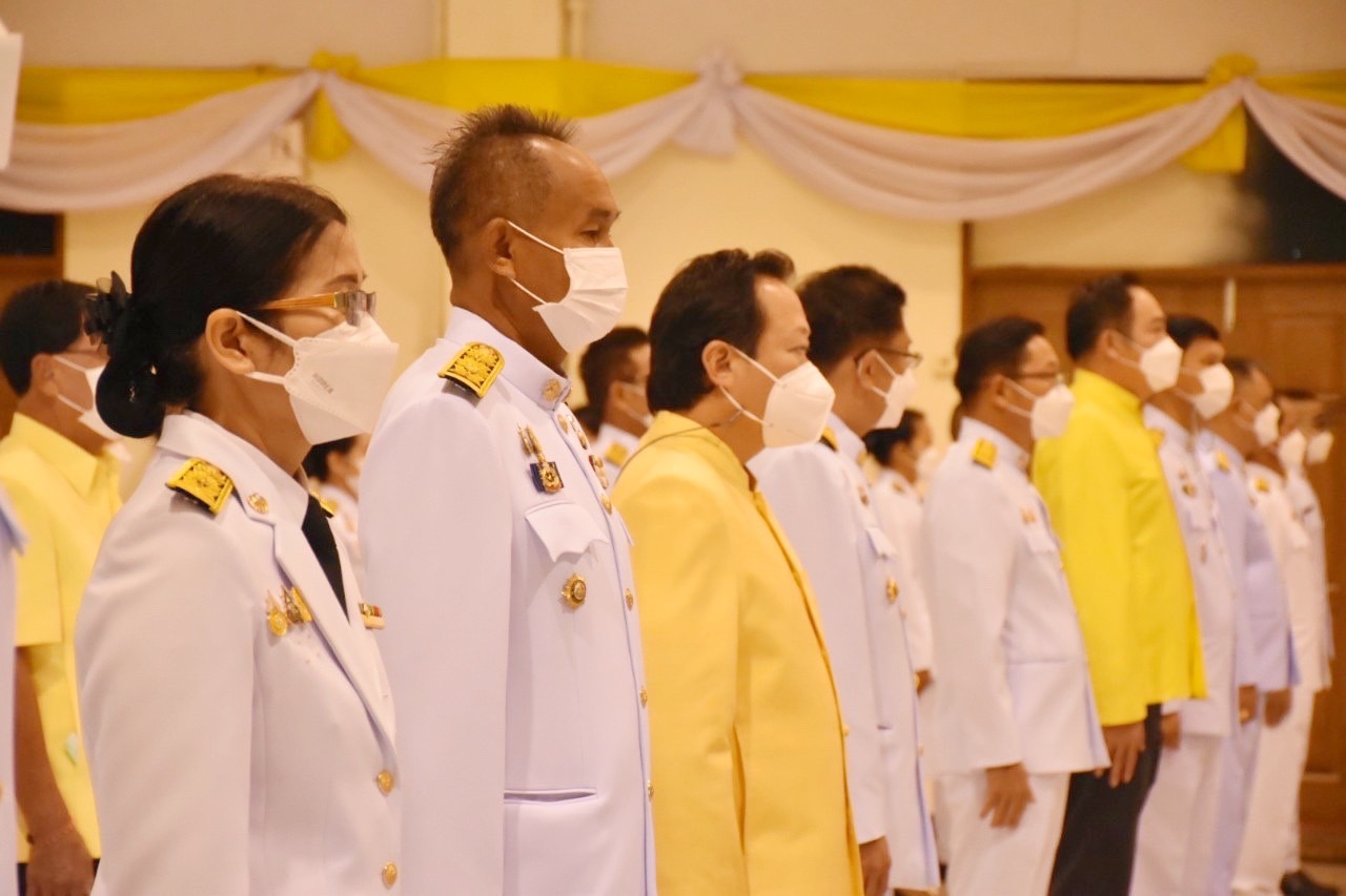 พช.มหาสารคาม ร่วมกิจกรรมเนื่องในวันคล้ายวันพระบรมราชสมภพพระบาทสมเด็จพระบรมชนกาธิเบศร มหาภูมิพลอดุลยเดชมหาราช บรมนาถบพิตร วันชาติ และวันพ่อแห่งชาติ 5 ธันวาคม 2564
