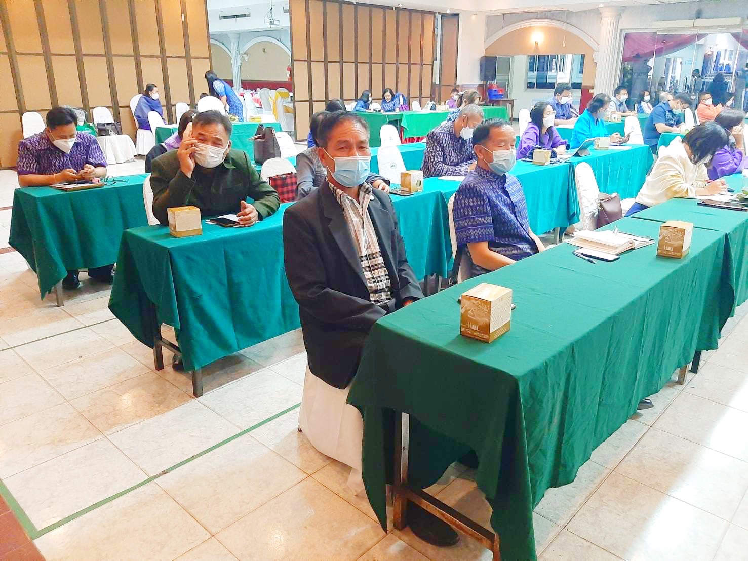 พช.มหาสารคาม เข้าร่วมประชุมเชิงปฏิบัติการตรวจติดตามผลการดำเนินงานของหน่วยรับตรวจ รายไตรมาส ครั้งที่ ๑/๒๕๖๕
