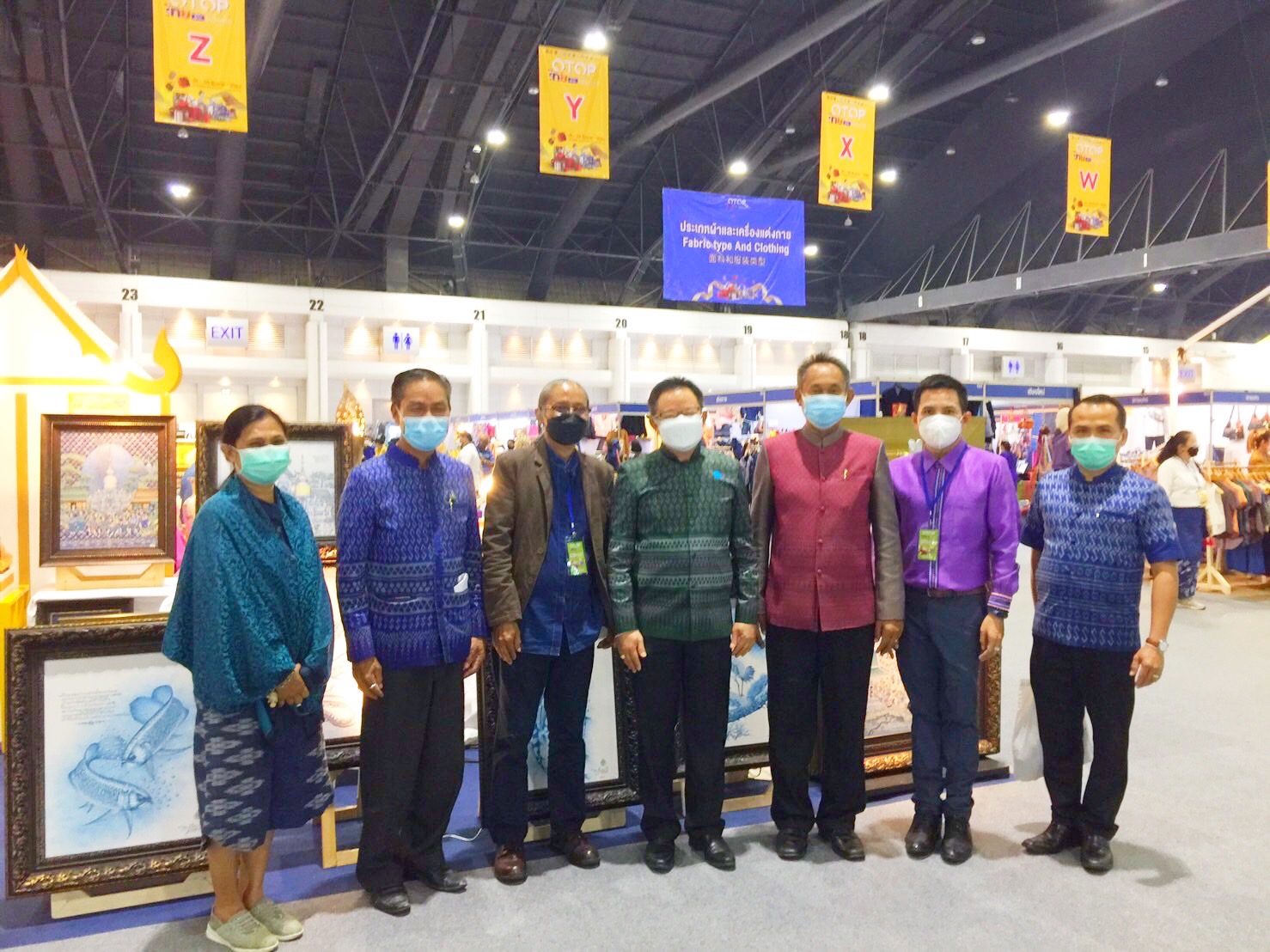 จังหวัดมหาสารคาม ร่วมพิธีเปิดงานโอทอปไทย สู้ภัยโควิด – 19