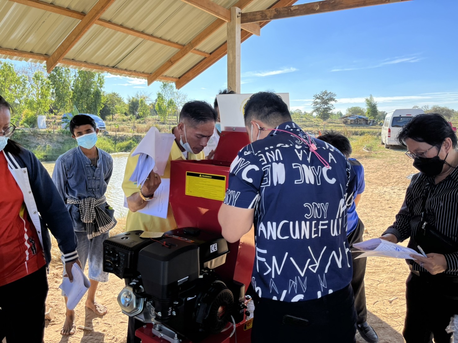 ?? พช.มหาสารคามร่วมกับทีมที่ปรึกษา ภาคี เครือข่าย ลงพื้นที่ติดตามสนับสนุน โครงการ “โคก  หนอง  นา โมเดล” จ.มหาสารคาม