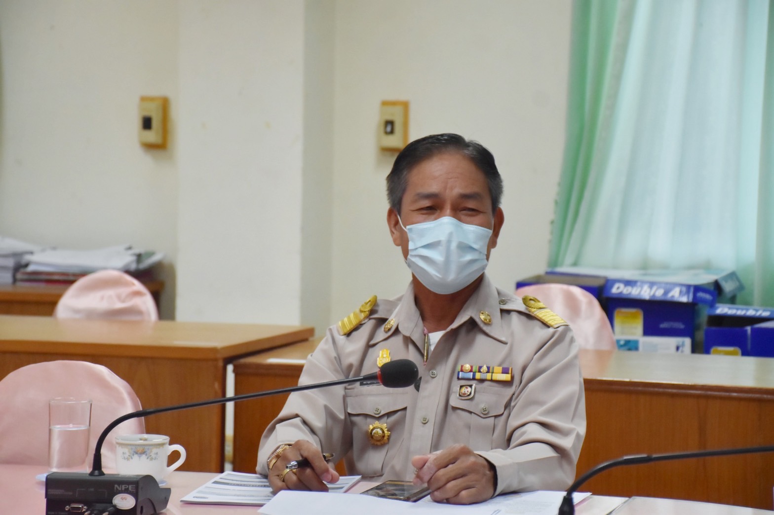 พช.มหาสารคามร่วมการประชุมกรมการพัฒนาชุมชน ครั้งที่ 1/2565 ผ่านระบบ (Video Conference)