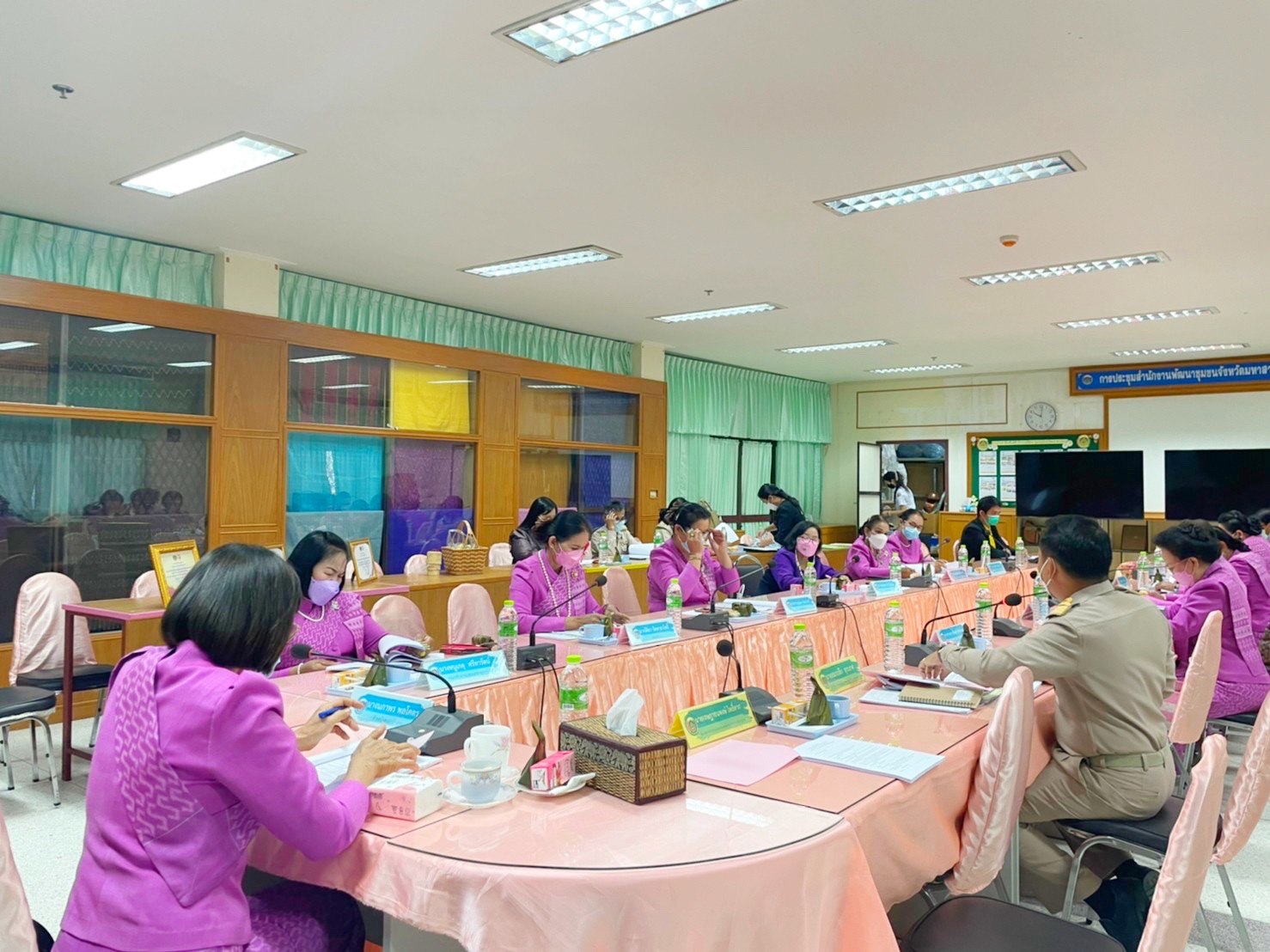 ?คณะทำงานขับเคลื่อนกองทุนพัฒนาบทบาทสตรีจังหวัดมหาสารคาม จัดประชุมครั้งที่ 1/2565