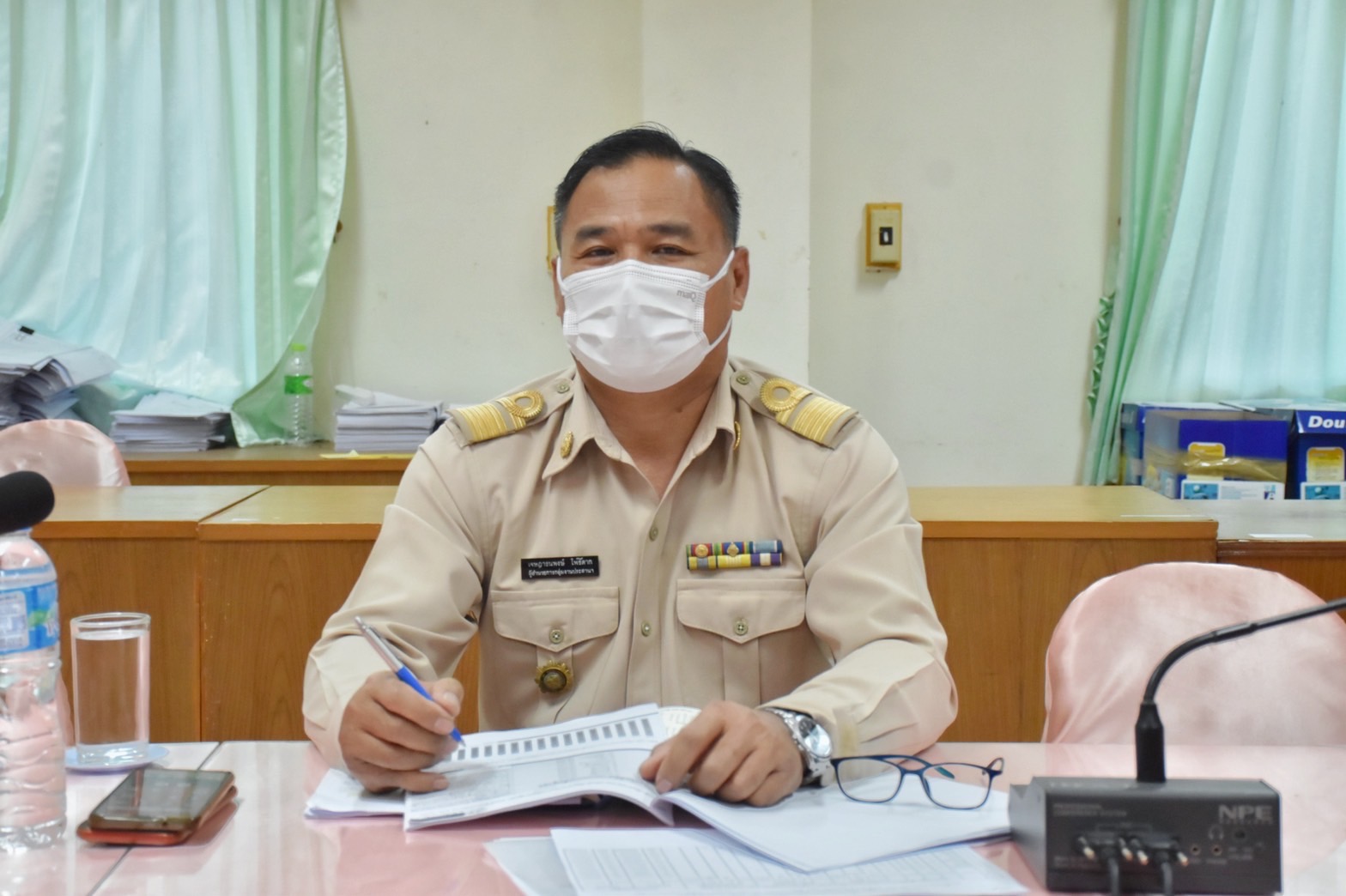 พช.มหาสารคามร่วมการประชุมกรมการพัฒนาชุมชน ครั้งที่ 1/2565 ผ่านระบบ (Video Conference)