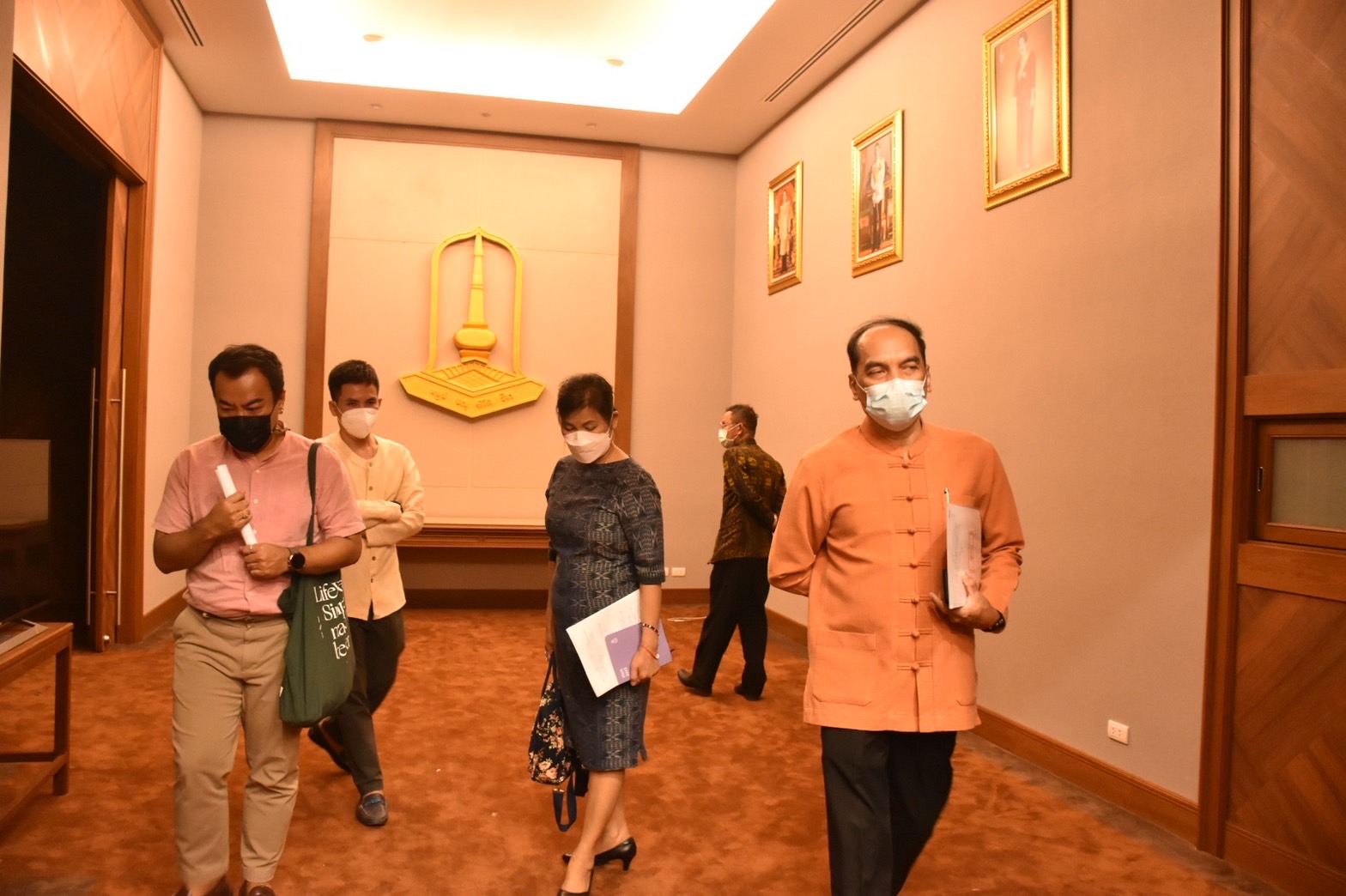 ผู้บริหารกรมการพัฒนาชุมชน ลงพื้นที่จัดเตรียมสถานที่รับเสด็จ สมเด็จพระเจ้าลูกเธอ เจ้าฟ้าสิริวัณณวรี นารีรัตนราชกัญญา เสด็จทอดพระเนตรการจัดงานแสดงผลิตภัณฑ์ผ้าไทย และงานหัตถกรรมชุมชนภาคตะวันออกเฉียงเหนือ