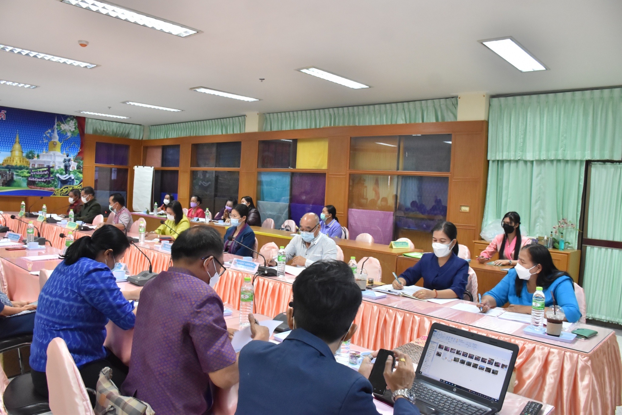 ?? คณะอนุกรรมการบริหารกองทุนพัฒนาบทบาทสตรีระดับจังหวัดมหาสารคาม จัดประชุมครั้งที่1/2565