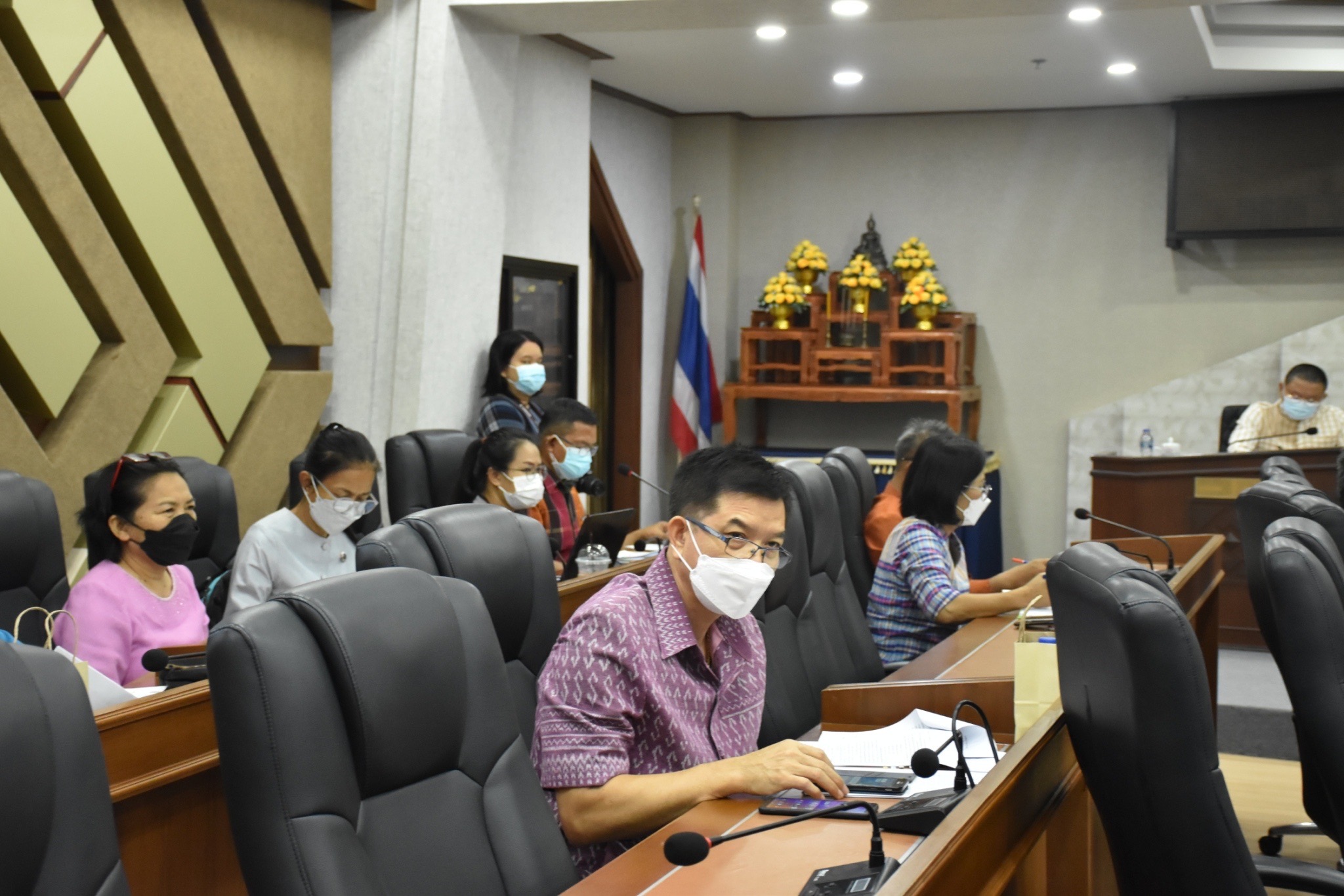 ?พช.มหาสารคาม ประชุมคณะกรรมการบริหารศูนย์อำนวยการขจัดความยากจนและพัฒนาคนทุกช่วงวัยอย่างยั่งยืนตามหลักปรัชญาของเศรษฐกิจพอเพียง