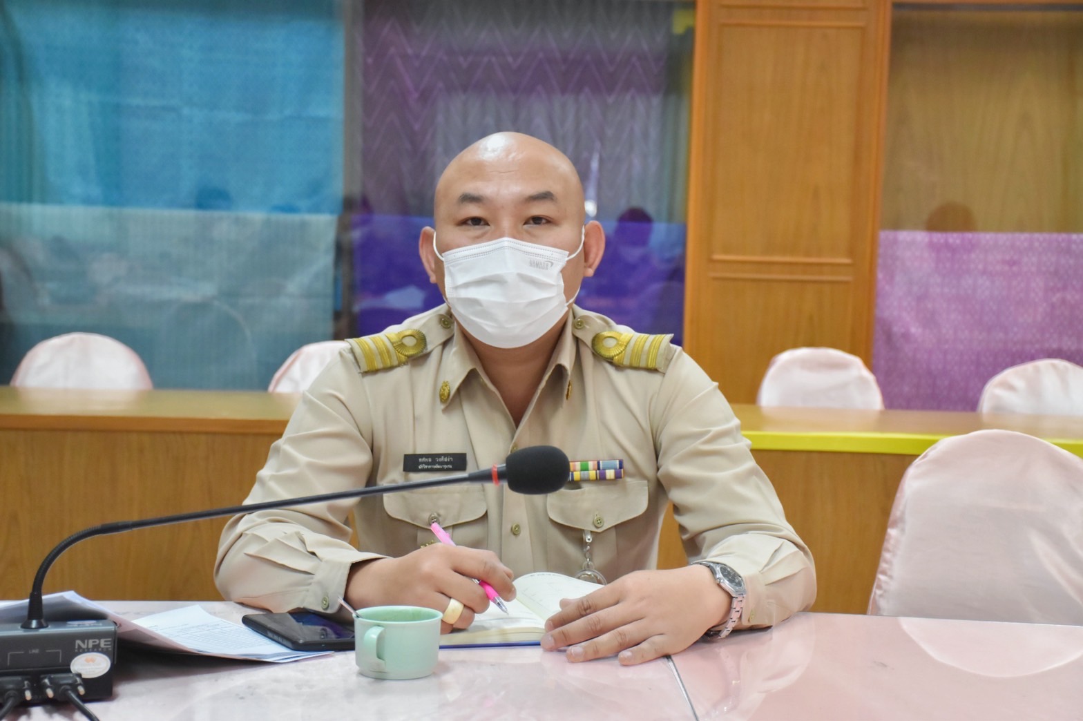 พช.มหาสารคามร่วมการประชุมกรมการพัฒนาชุมชน ครั้งที่ 1/2565 ผ่านระบบ (Video Conference)
