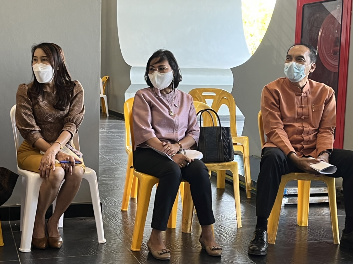 ผู้บริหารกรมการพัฒนาชุมชน ลงพื้นที่จัดเตรียมสถานที่รับเสด็จ สมเด็จพระเจ้าลูกเธอ เจ้าฟ้าสิริวัณณวรี นารีรัตนราชกัญญา เสด็จทอดพระเนตรการจัดงานแสดงผลิตภัณฑ์ผ้าไทย และงานหัตถกรรมชุมชนภาคตะวันออกเฉียงเหนือ