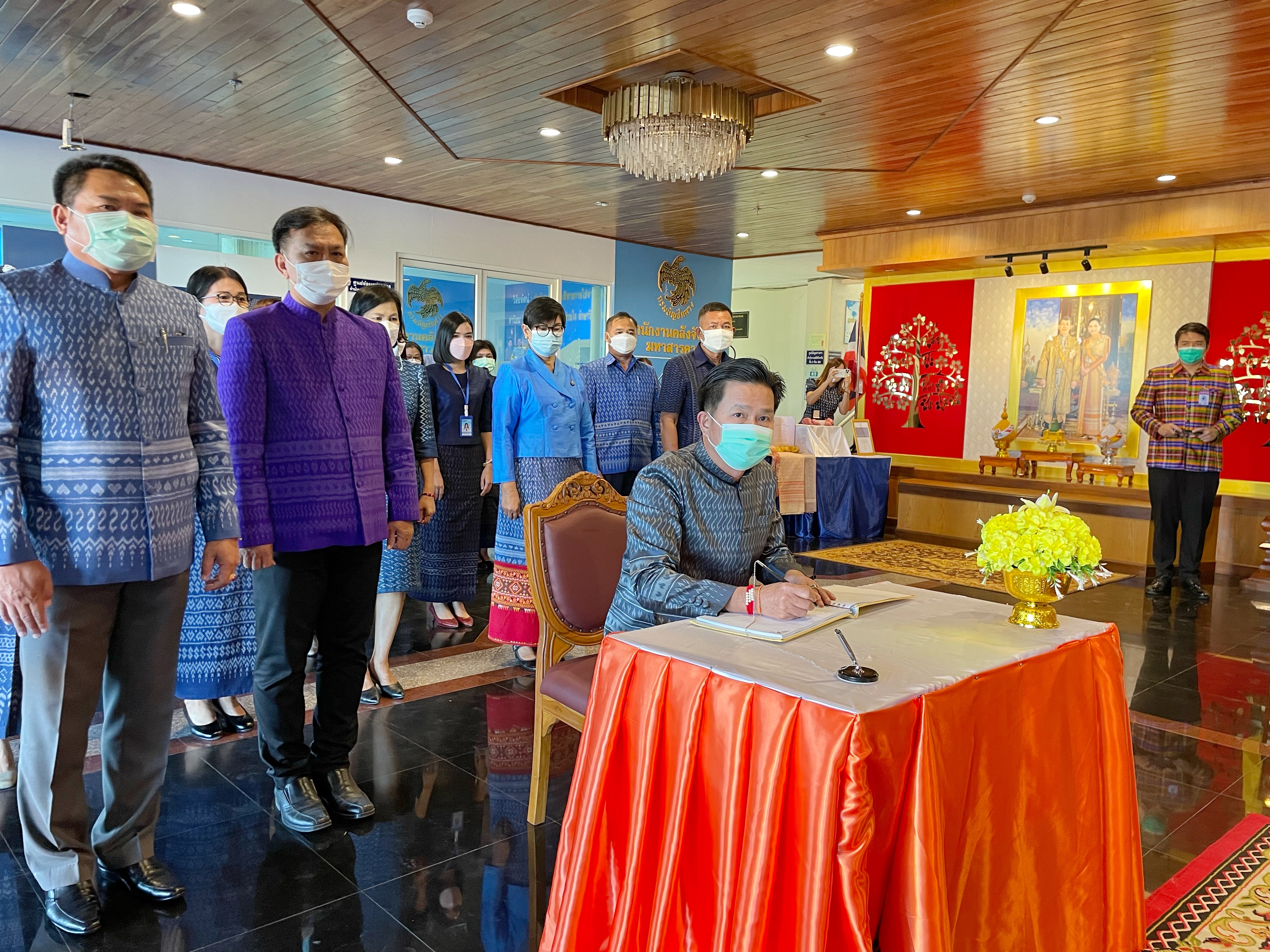 ??พช.มหาสารคาม จัดพิธีลงนามถวายพระพรชัยมงคลสมเด็จพระเจ้าลูกเธอ เจ้าฟ้าสิริวัณณวรี นารีรัตนราชกัญญา เนื่องในโอกาสวันคล้ายวันประสูติ วันที่ 8 มกราคม 2565