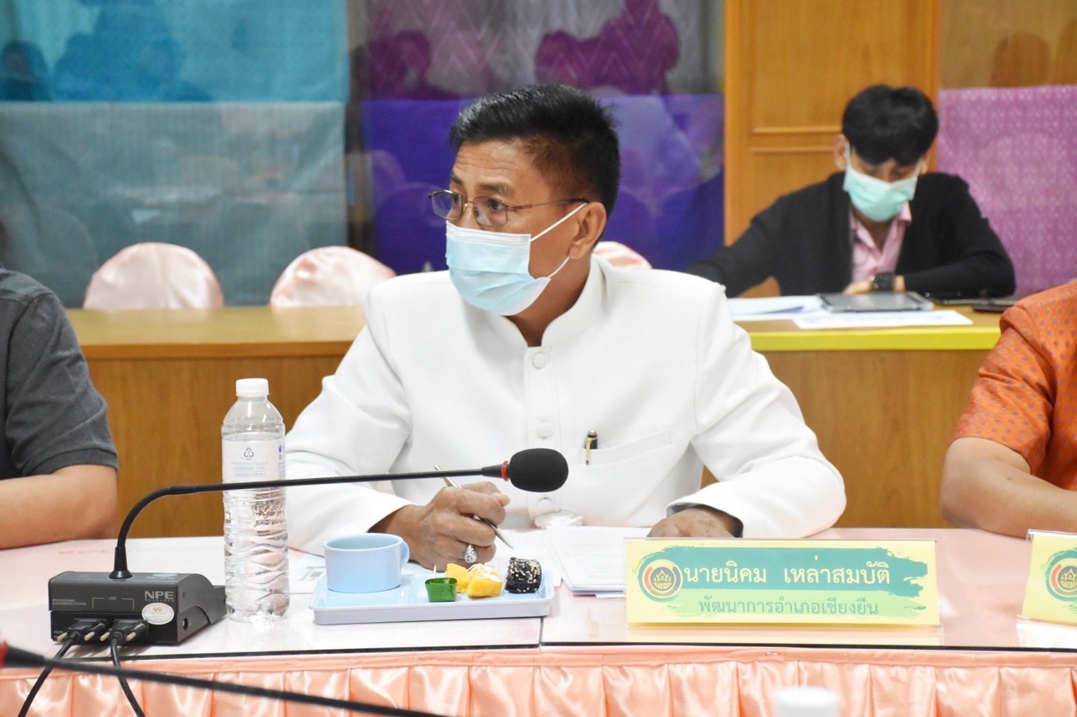 ?? พช.มหาสารคาม ประชุมเตรียมความพร้อมการจัดงานเส้นสายลายผ้าและการจัดขบวนแห่ โคก หนอง นา และขบวนแห่ ผ่าเลื่องลืองาม นามมหาสารคาม ในงานประเพณีบุญเบิกฟ้าและงานกาชาดจังหวัดมหาสารคาม ประจำปี 2565