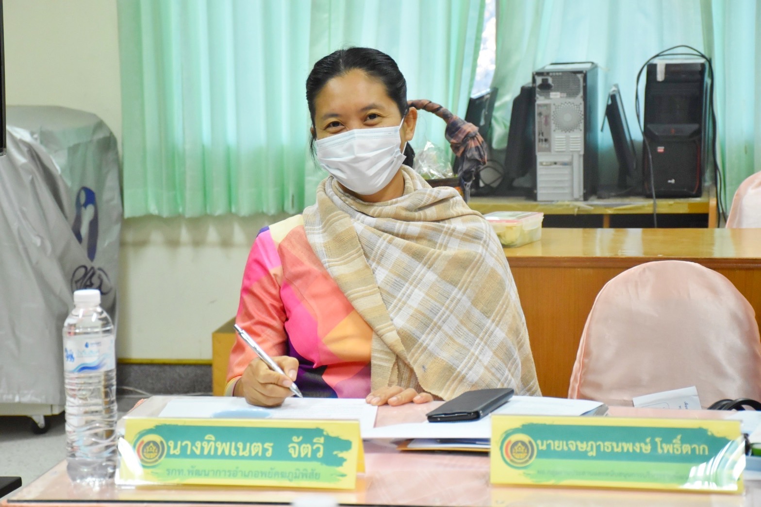 ?? พช.มหาสารคาม ประชุมเตรียมความพร้อมการจัดงานเส้นสายลายผ้าและการจัดขบวนแห่ โคก หนอง นา และขบวนแห่ ผ่าเลื่องลืองาม นามมหาสารคาม ในงานประเพณีบุญเบิกฟ้าและงานกาชาดจังหวัดมหาสารคาม ประจำปี 2565