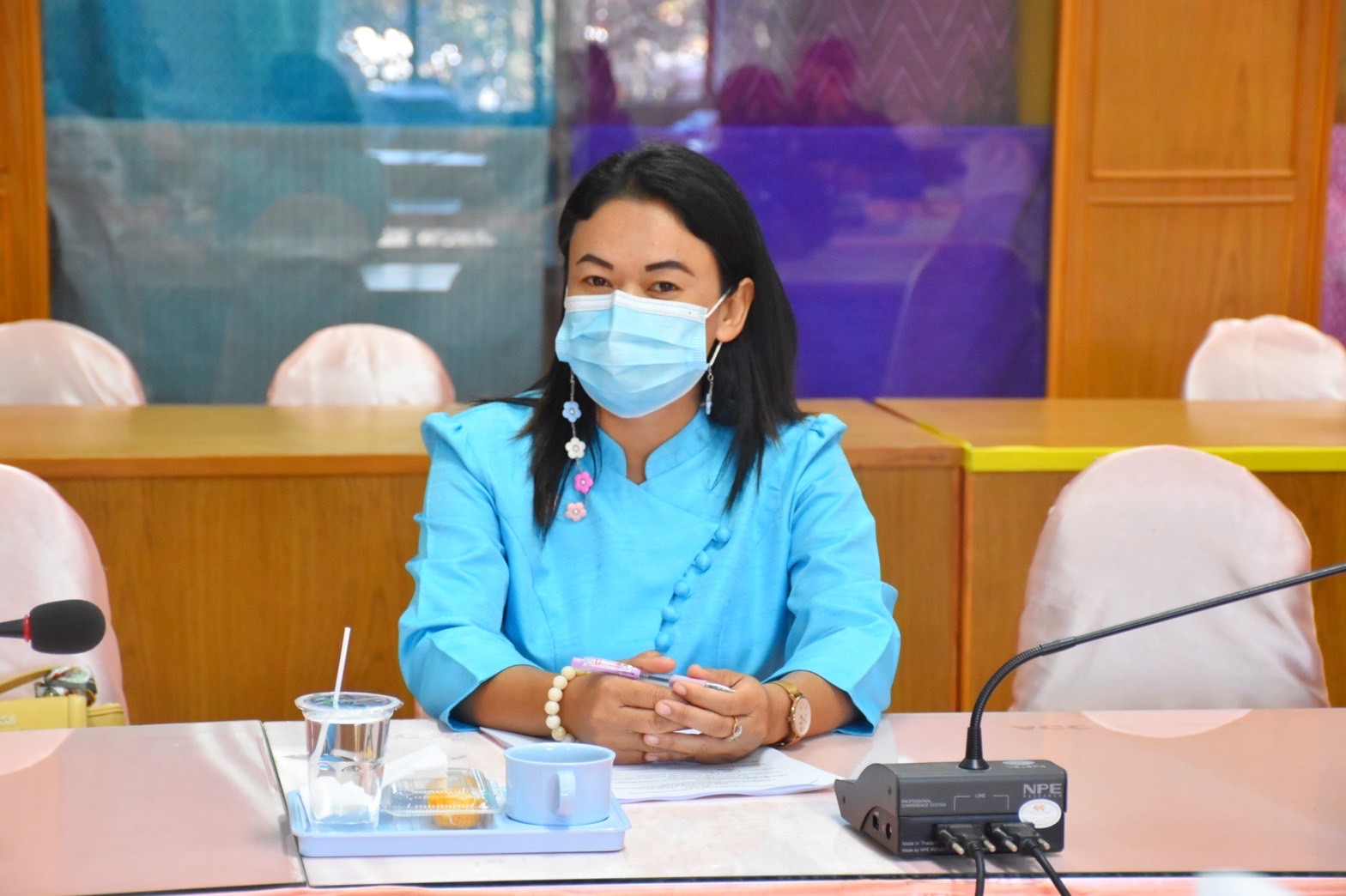พช.มหาสารคาม ร่วมกับคณะกรรมการชมรมอาสาพัฒนาชุมชน จัดประชุมเพื่อเตรียมความพร้อมขับเคลื่อนงานฯ ประจำปีงบประมาณ 2565
