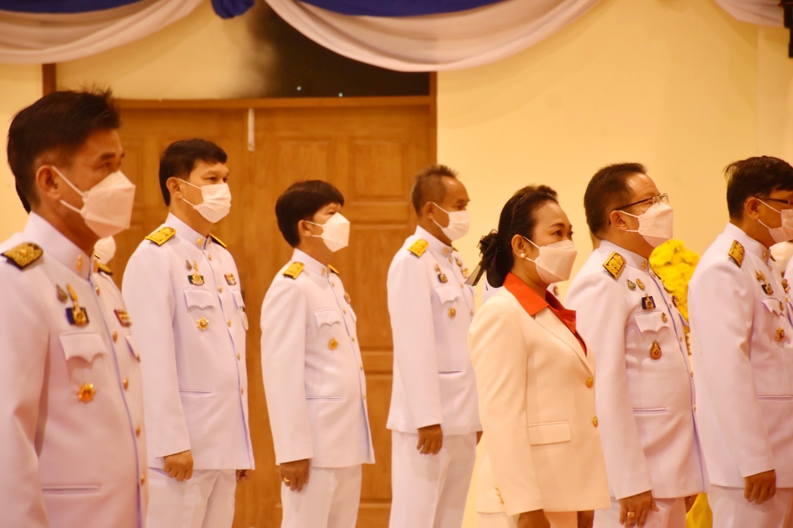 พัฒนาชุมชนจังหวัดมหาสารคาม ร่วมงานรัฐพิธีถวายราชสักการะเนื่องใน “วันยุทธหัตถีสมเด็จพระนเรศวรมหาราช”