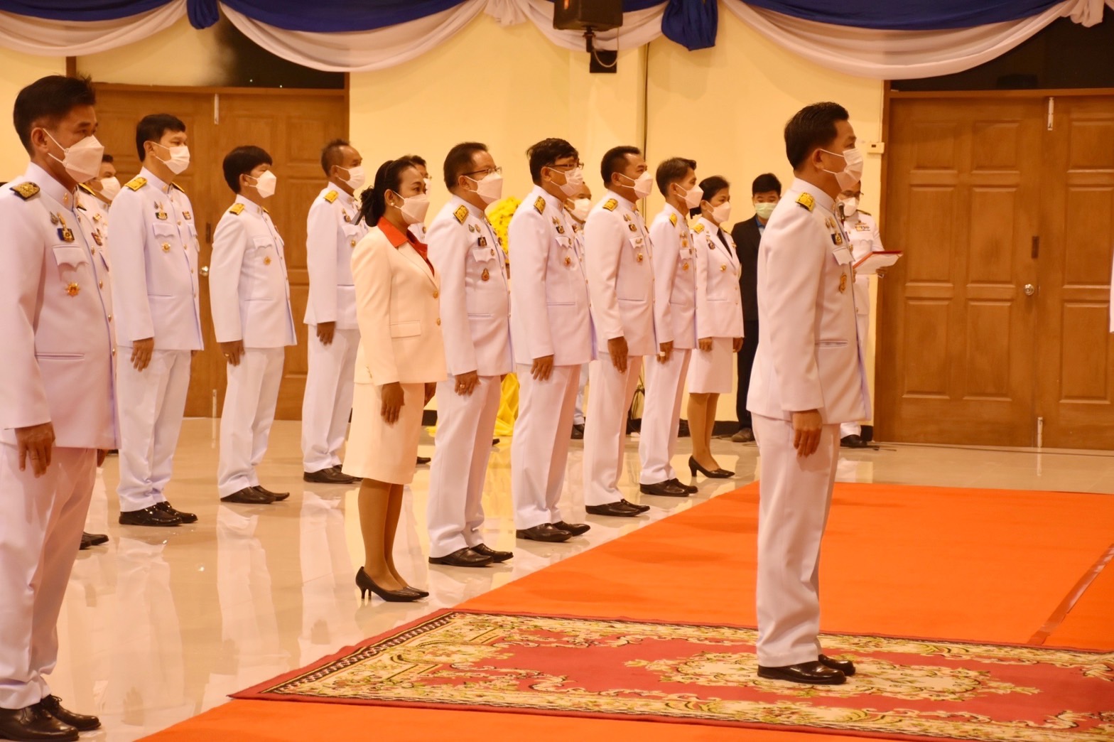 พัฒนาชุมชนจังหวัดมหาสารคาม ร่วมงานรัฐพิธีถวายราชสักการะเนื่องใน “วันยุทธหัตถีสมเด็จพระนเรศวรมหาราช”