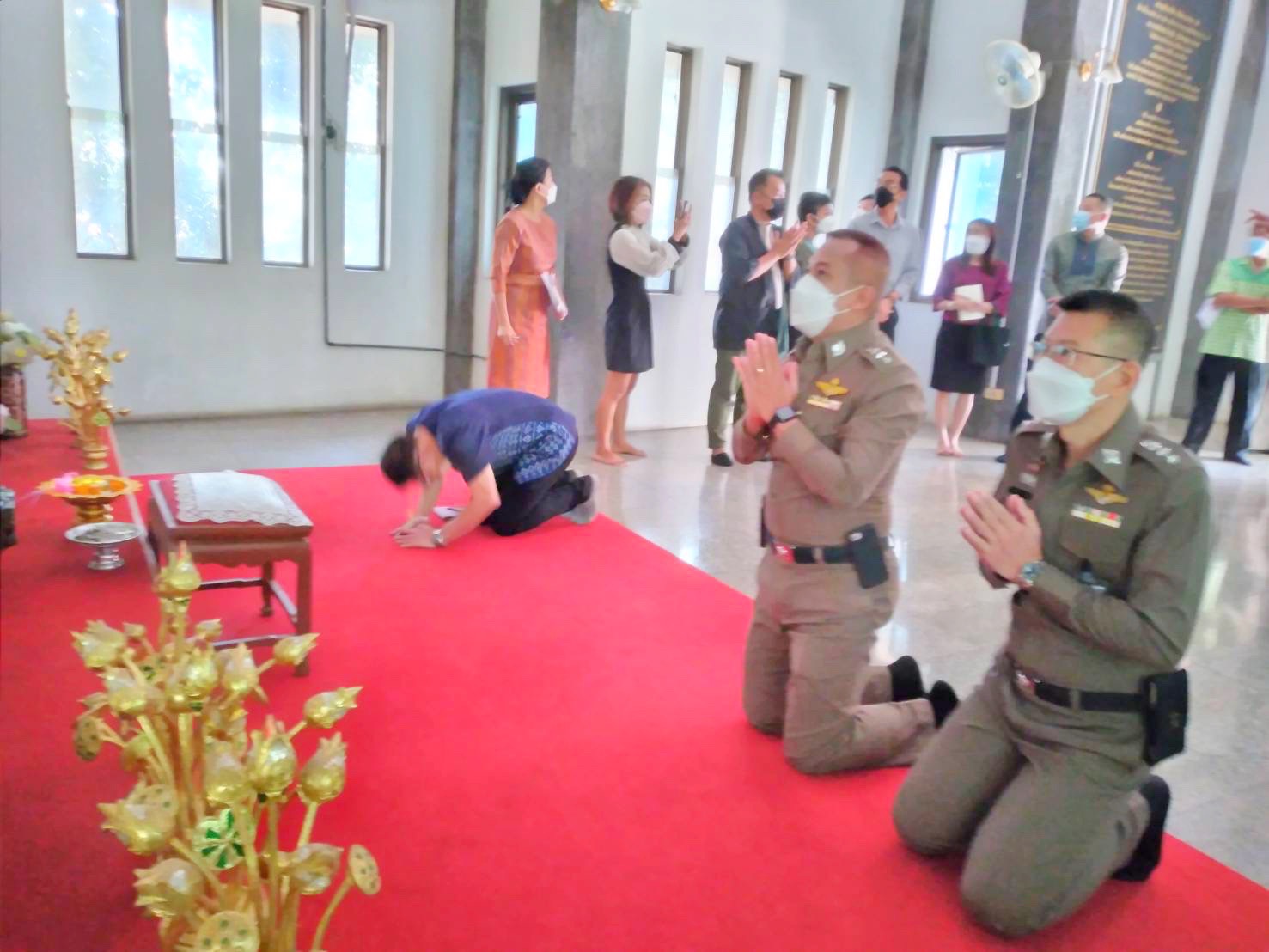 ผู้ว่าฯมหาสารคาม ระดมหน่วยงานราชการในจังหวัด ลงพื้นที่จัดเตรียมสถานที่รับเสด็จสมเด็จพระเจ้าลูกเธอ เจ้าฟ้าสิริวัณณวรี นารีรัตนราชกัญญา เสด็จทอดพระเนตรการจัดงานแสดงผลิตภัณฑ์ผ้าไทย และงานหัตถกรรมชุมชนภาคตะวันออกเฉียงเหนือ