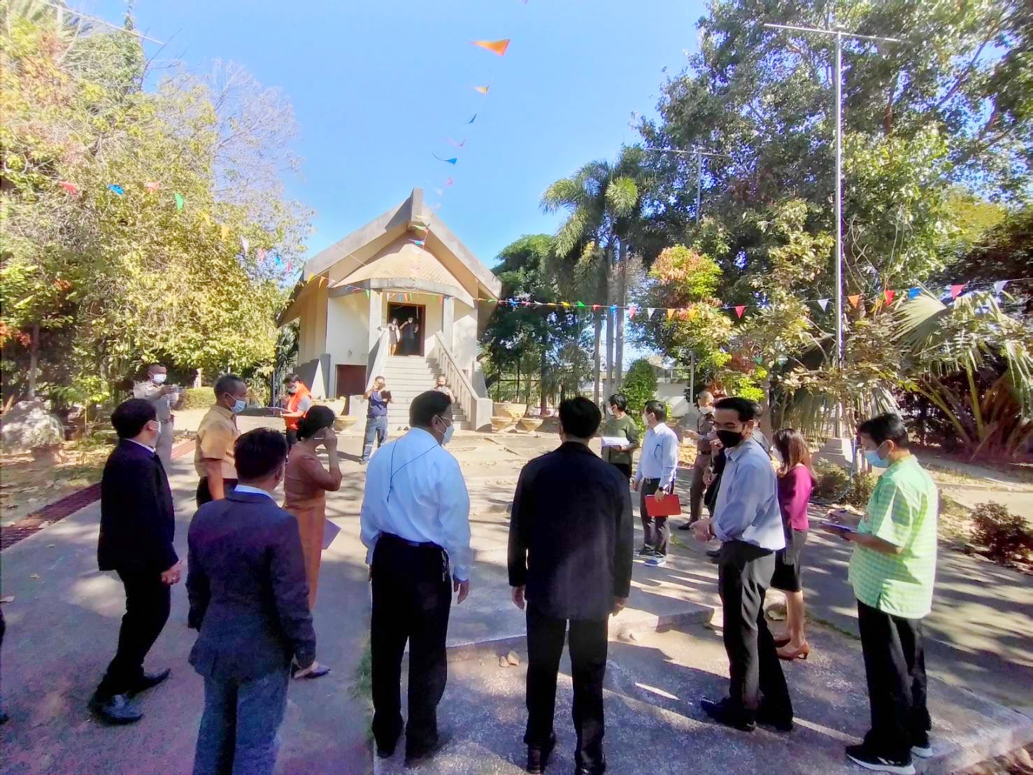 ผู้ว่าฯมหาสารคาม ระดมหน่วยงานราชการในจังหวัด ลงพื้นที่จัดเตรียมสถานที่รับเสด็จสมเด็จพระเจ้าลูกเธอ เจ้าฟ้าสิริวัณณวรี นารีรัตนราชกัญญา เสด็จทอดพระเนตรการจัดงานแสดงผลิตภัณฑ์ผ้าไทย และงานหัตถกรรมชุมชนภาคตะวันออกเฉียงเหนือ