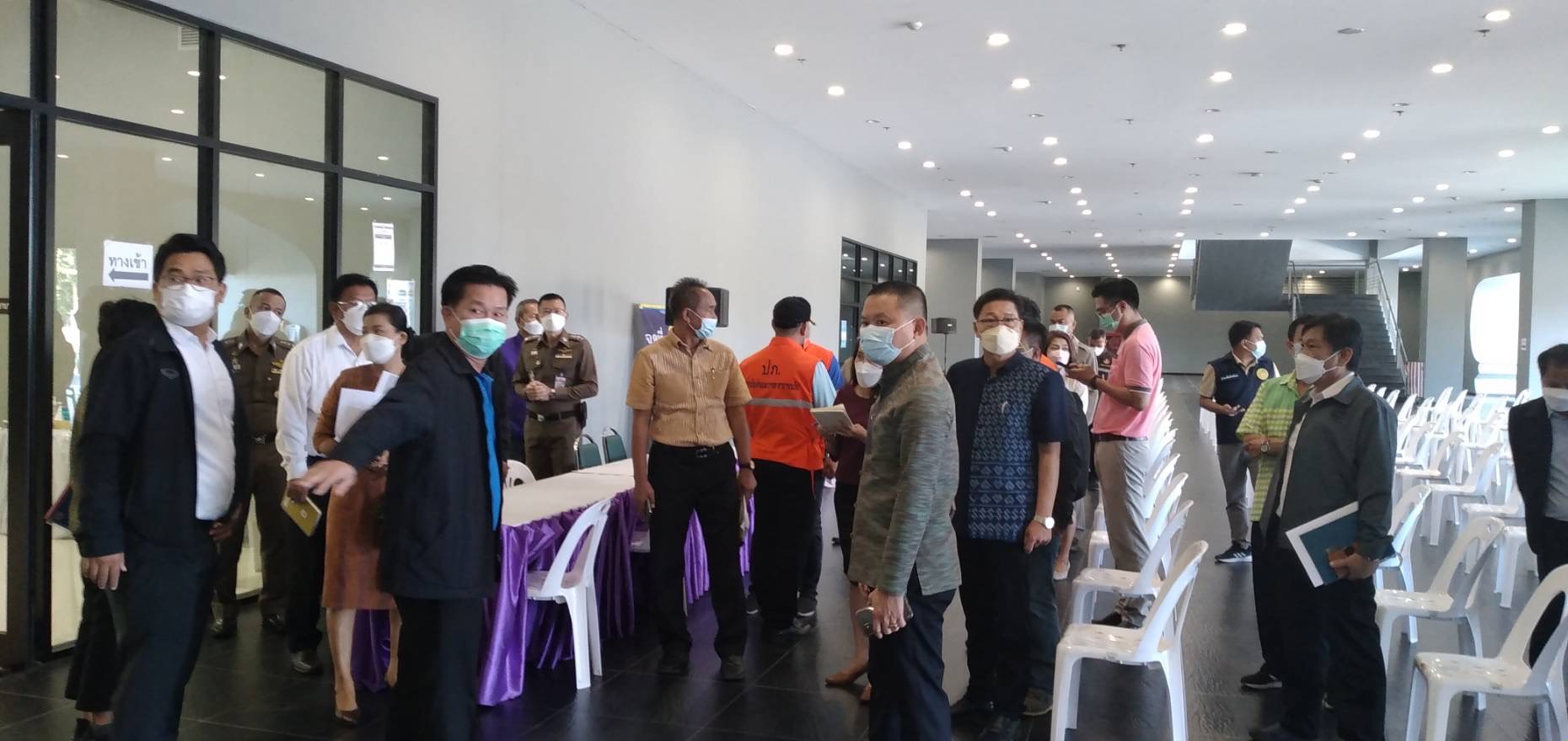 ผู้ว่าฯมหาสารคาม ระดมหน่วยงานราชการในจังหวัด ลงพื้นที่จัดเตรียมสถานที่รับเสด็จสมเด็จพระเจ้าลูกเธอ เจ้าฟ้าสิริวัณณวรี นารีรัตนราชกัญญา เสด็จทอดพระเนตรการจัดงานแสดงผลิตภัณฑ์ผ้าไทย และงานหัตถกรรมชุมชนภาคตะวันออกเฉียงเหนือ
