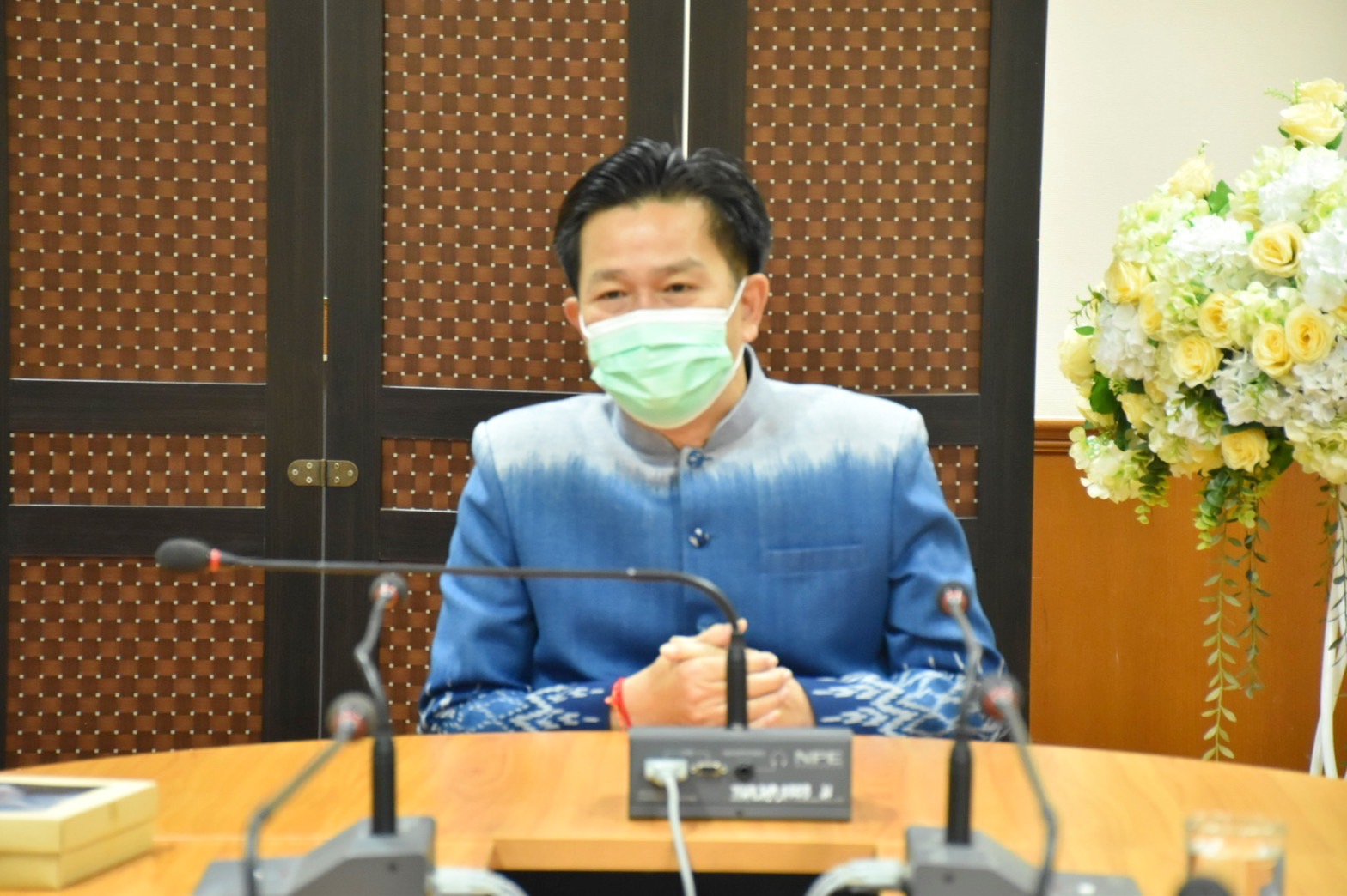 นายสุพจน์ ยศสิงห์คำ ผู้ตรวจราชการกระทรวงมหาดไทย และคณะ ติดตามการดำเนินงานโครงการของจังหวัดมหาสารคาม พร้อมลงพื้นที่ติดตามผลการดำเนินงานโครงการพัฒนาพื้นที่ต้นแบบการพัฒนาคุณภาพชีวิตตามหลักทฤษฎีใหม่ ประยุกต์สู่ “โคก หนอง นา โมเดล”พื้นที่จังหวัดมหาสารคาม