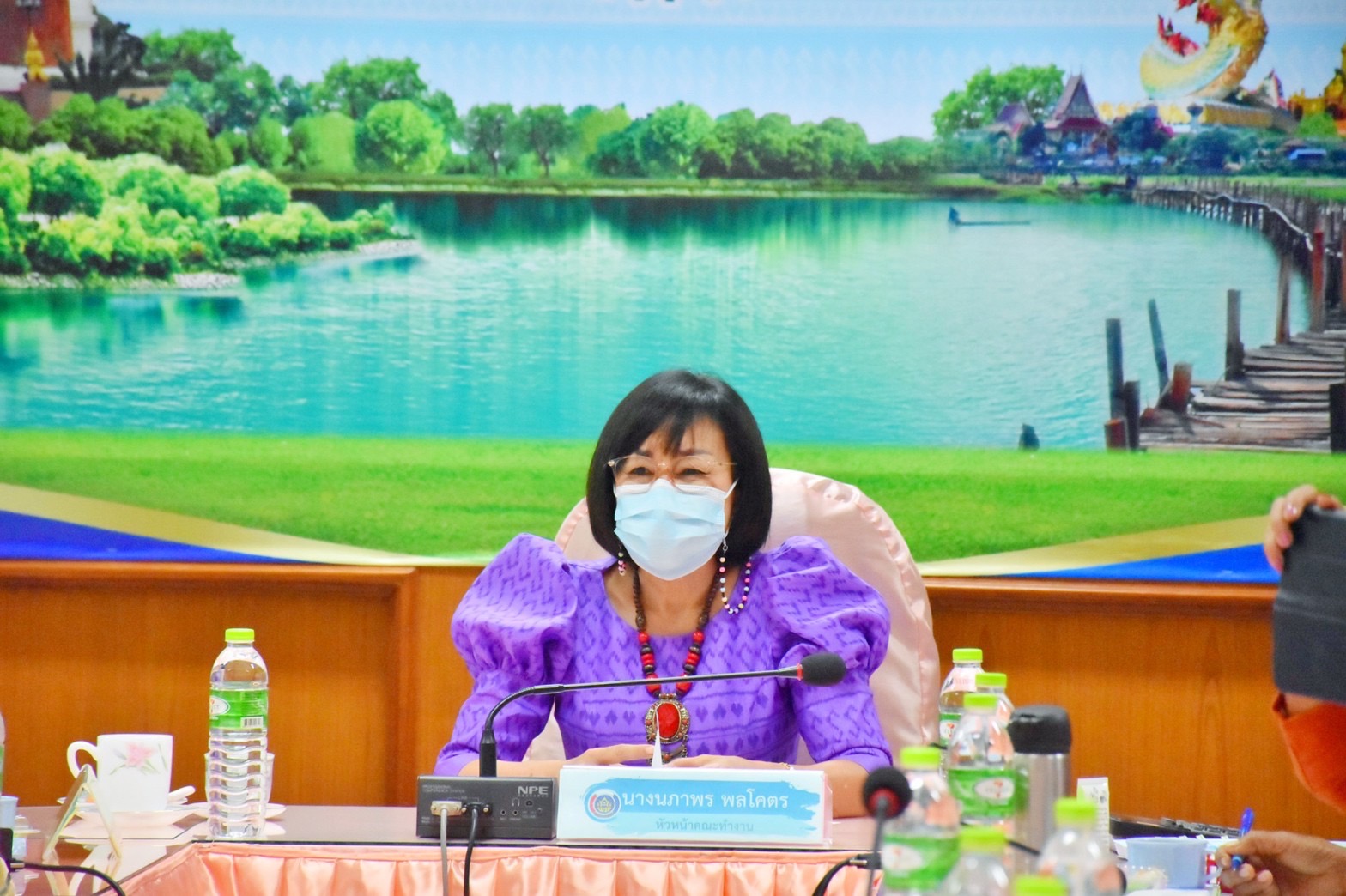 สำนักงานเลขานุการคณะอนุกรรมการบริหารกองทุนพัฒนาบทบาทสตรีจังหวัดมหาสารคาม จัดประชุมคณะทำงานขับเคลื่อนกองทุนพัฒนาบทบาสตรีจังหวัดมหาสารคาม ครั้งที่ 2/2565