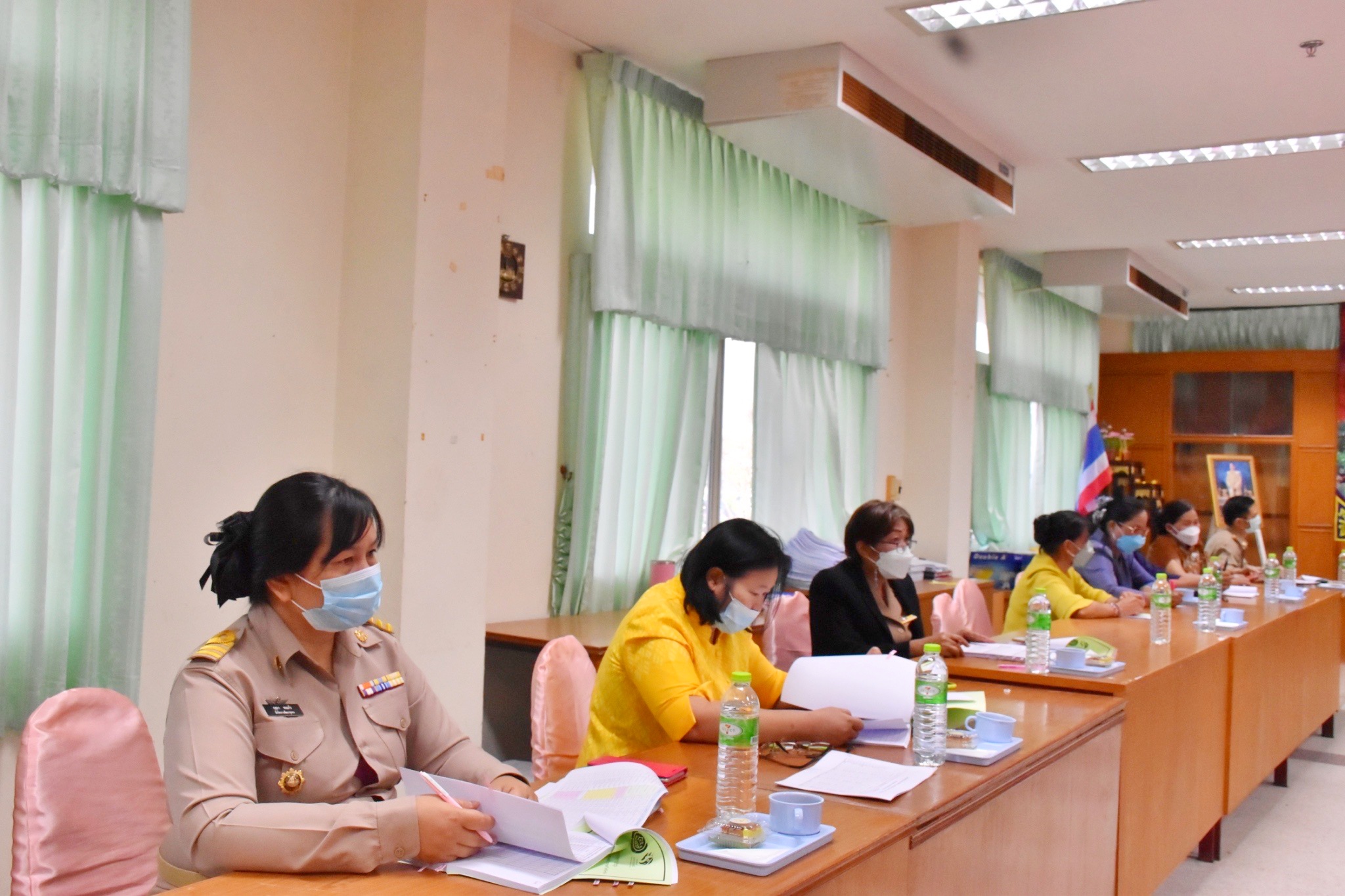 คณะอนุกรรมการบริหารกองทุนพัฒนาบทบาทสตรีระดับจังหวัดมหาสารคาม ประชุมครั้งที่ 2/2565