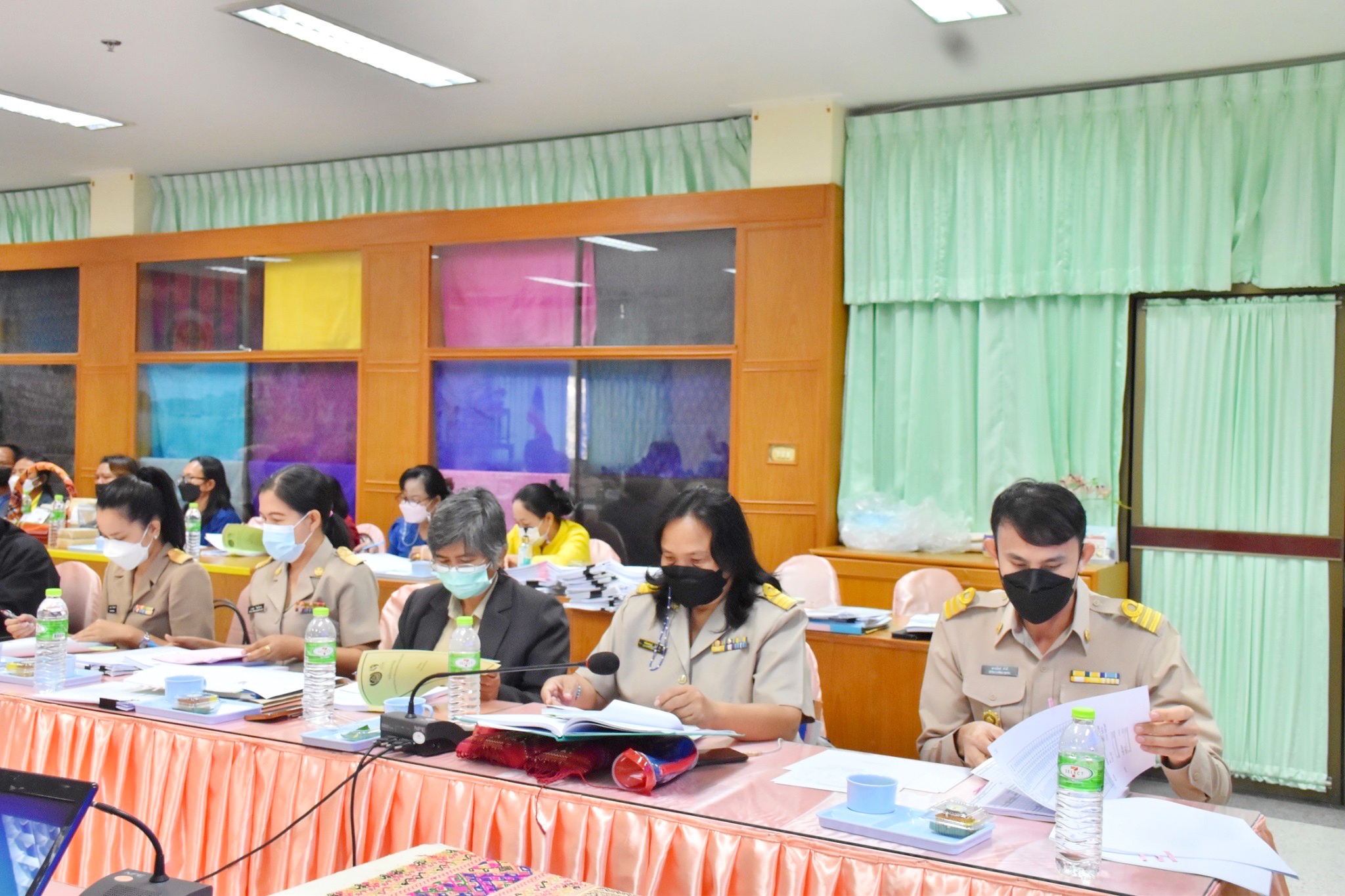 คณะอนุกรรมการบริหารกองทุนพัฒนาบทบาทสตรีระดับจังหวัดมหาสารคาม ประชุมครั้งที่ 2/2565