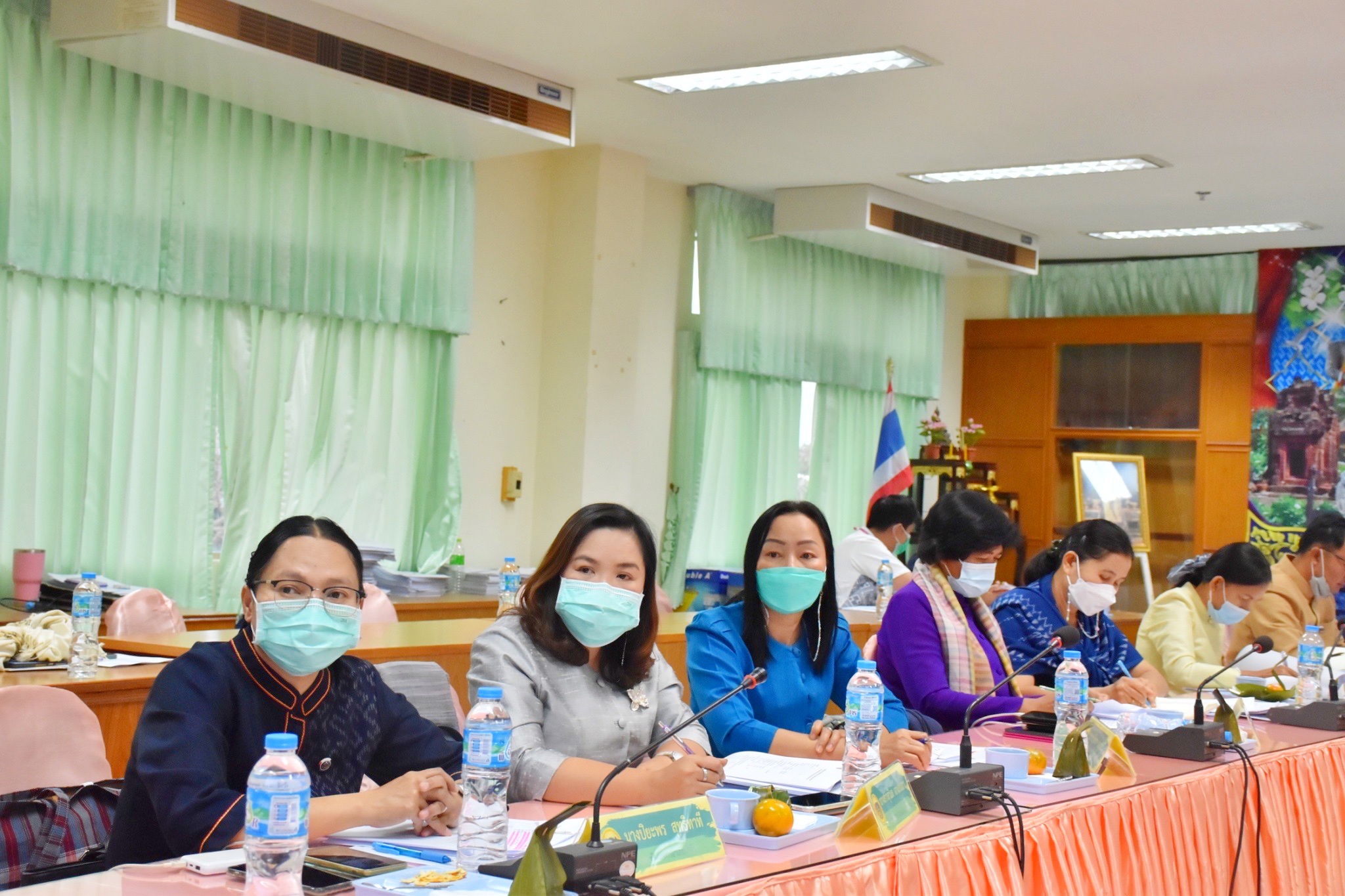 พช.มหาสารคามประชุมประจำเดือนสำนักงานพัฒนาชุมชนจังหวัดมหาสารคาม ครั้งที่ 2 /2565