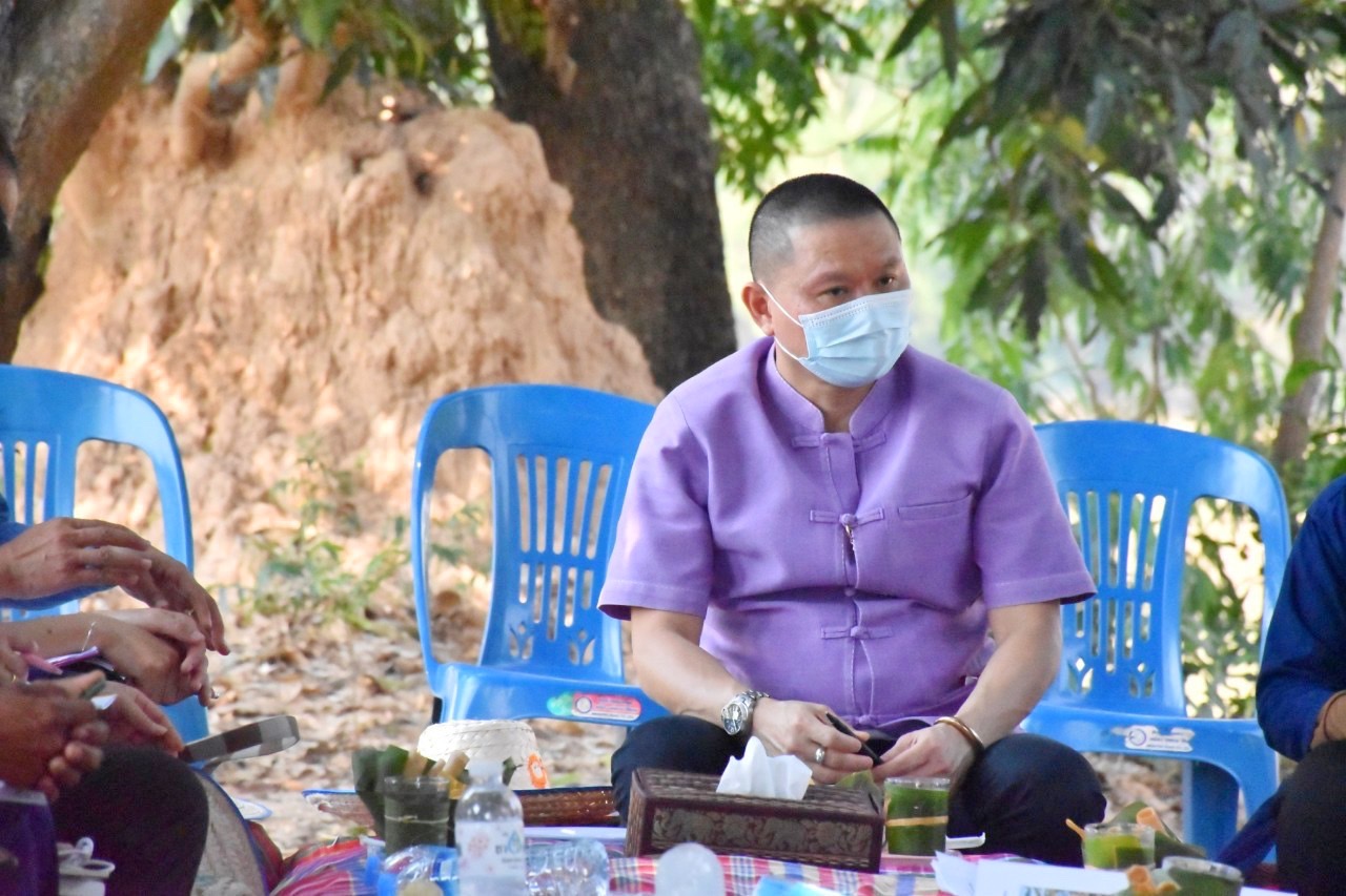 พช.มหาสารคาม “ประกวดครัวเรือนต้นแบบ โคก หนอง นา พัฒนาชุมชนจังหวัดมหาสารคาม ประจำปี 2565” ณ แปลงครัวเรือนต้นแบบ โคก หนอง นา พัฒนชุมชน (ขนาด 3 ไร่)  นายวีระ ปุยสุวรรณ หมู่ที่ 3 ตำบลบ้านกู่ อำเภอยางสีสุราช จังหวัดมหาสารคาม