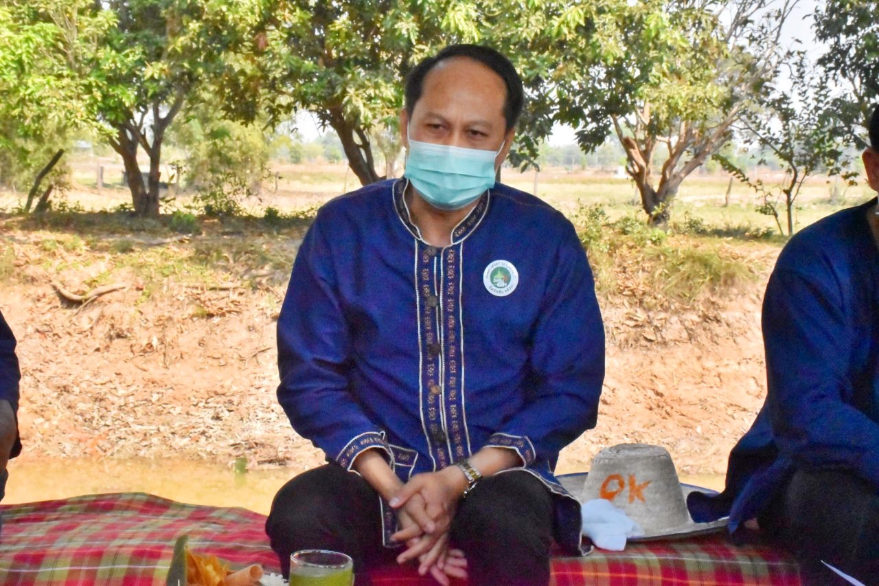 พช.มหาสารคาม “ประกวดครัวเรือนต้นแบบ โคก หนอง นา พัฒนาชุมชนจังหวัดมหาสารคาม ประจำปี 2565” ณ แปลงครัวเรือนต้นแบบ โคก หนอง นา พัฒนชุมชน (ขนาด 3 ไร่)  นายวีระ ปุยสุวรรณ หมู่ที่ 3 ตำบลบ้านกู่ อำเภอยางสีสุราช จังหวัดมหาสารคาม