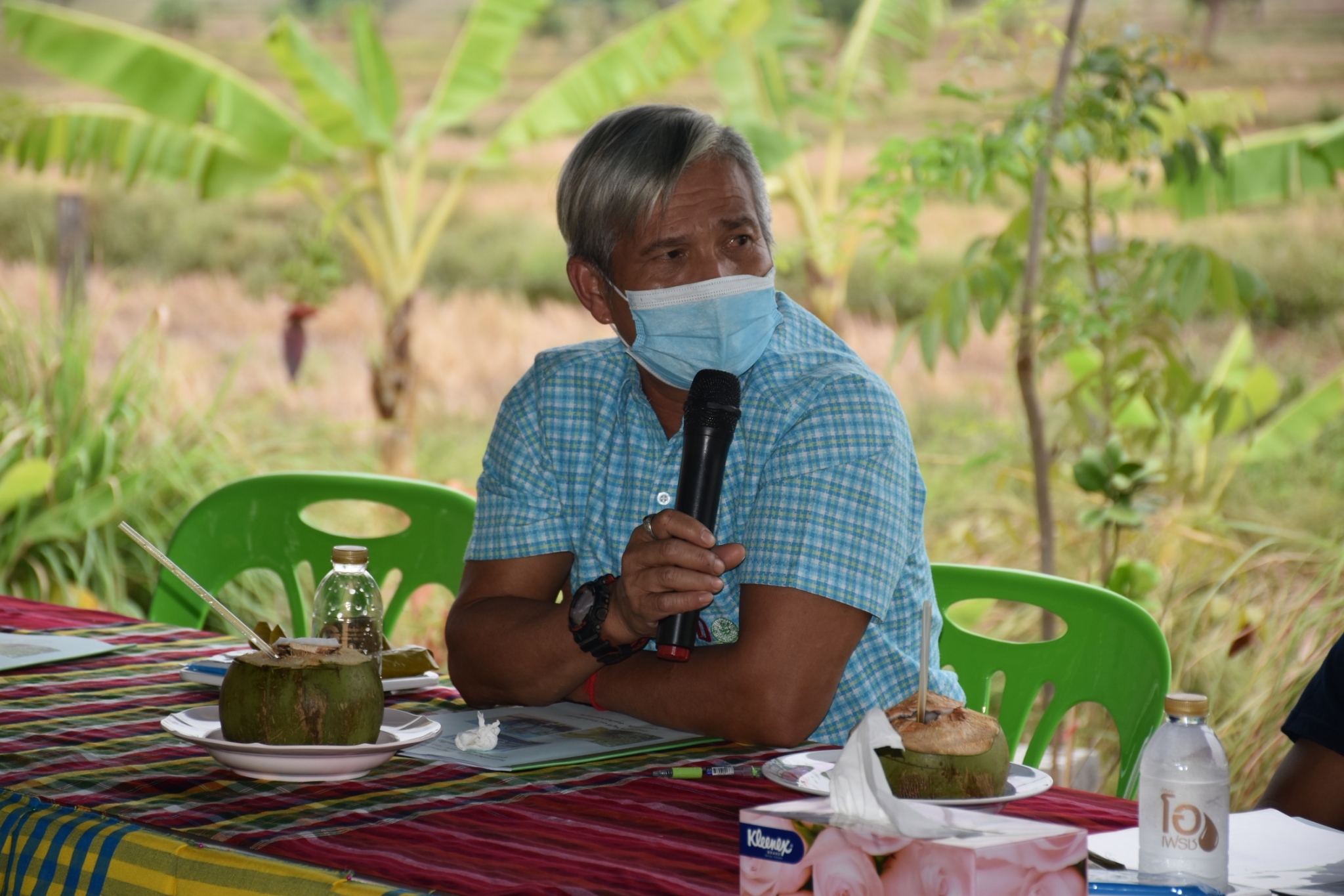 พช.มหาสารคาม “ประกวดครัวเรือนต้นแบบ โคก หนอง นา พัฒนาชุมชนจังหวัดมหาสารคาม ประจำปี 2565” ณ แปลงครัวเรือนต้นแบบ โคก หนอง นา พัฒนาชุมชน นายธีระ ดงเสือ หมู่ที่ 14 ตำบลเลิงแฝก อำเภอกุดรัง จังหวัดมหาสารคาม