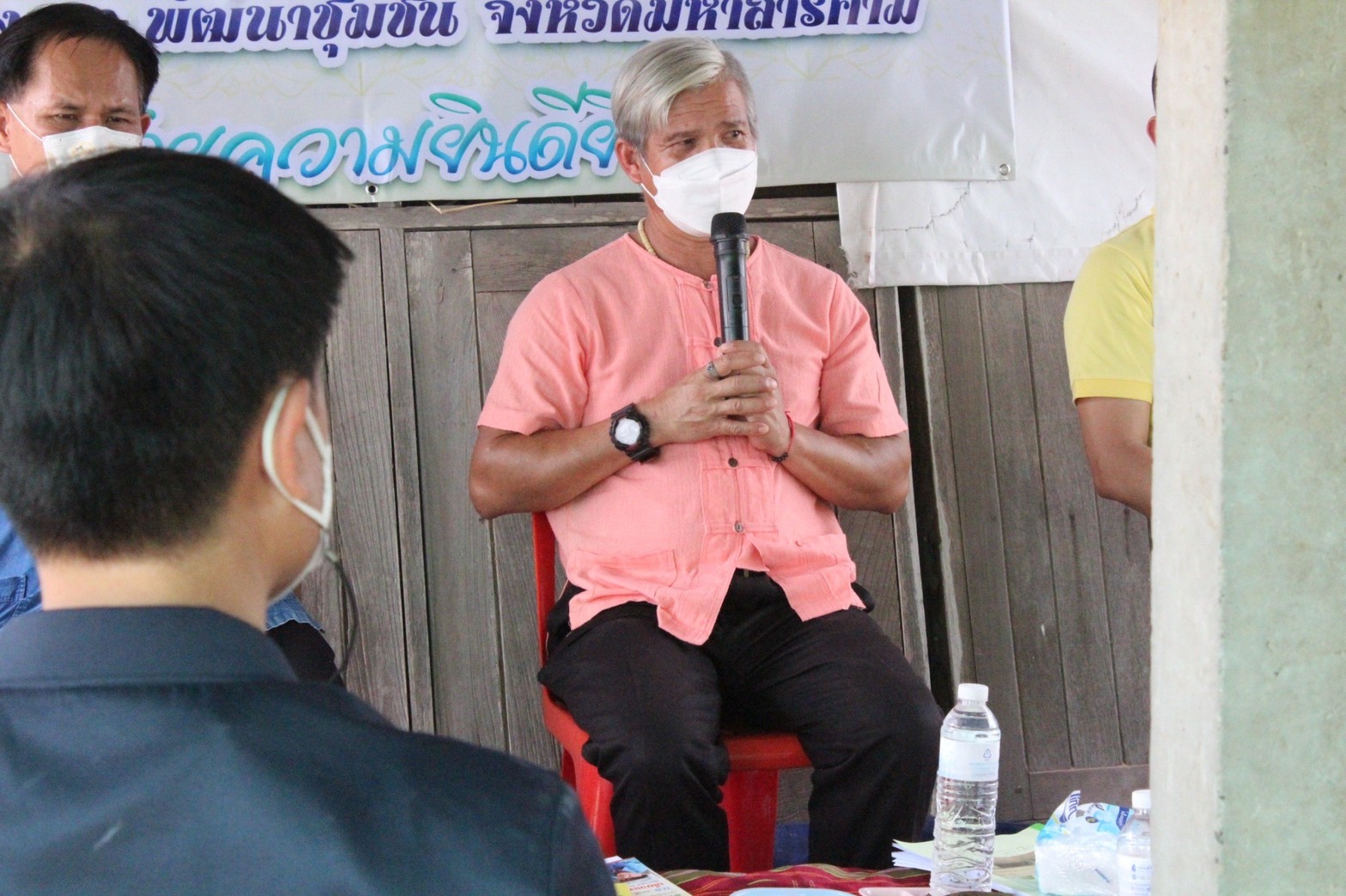 พช.มหาสารคาม “ประกวดครัวเรือนต้นแบบ โคก หนอง นา พัฒนาชุมชนจังหวัดมหาสารคาม ประจำปี 2565” ณ แปลงครัวเรือนต้นแบบ โคก หนอง นา พัฒนาชุมชน (ขนาด 1 ไร่)  นางนวลศรี กองน้อย หมู่ที่ 3 ตำบลมิตรภาพ อำเภอแกดำ จังหวัดมหาสารคาม