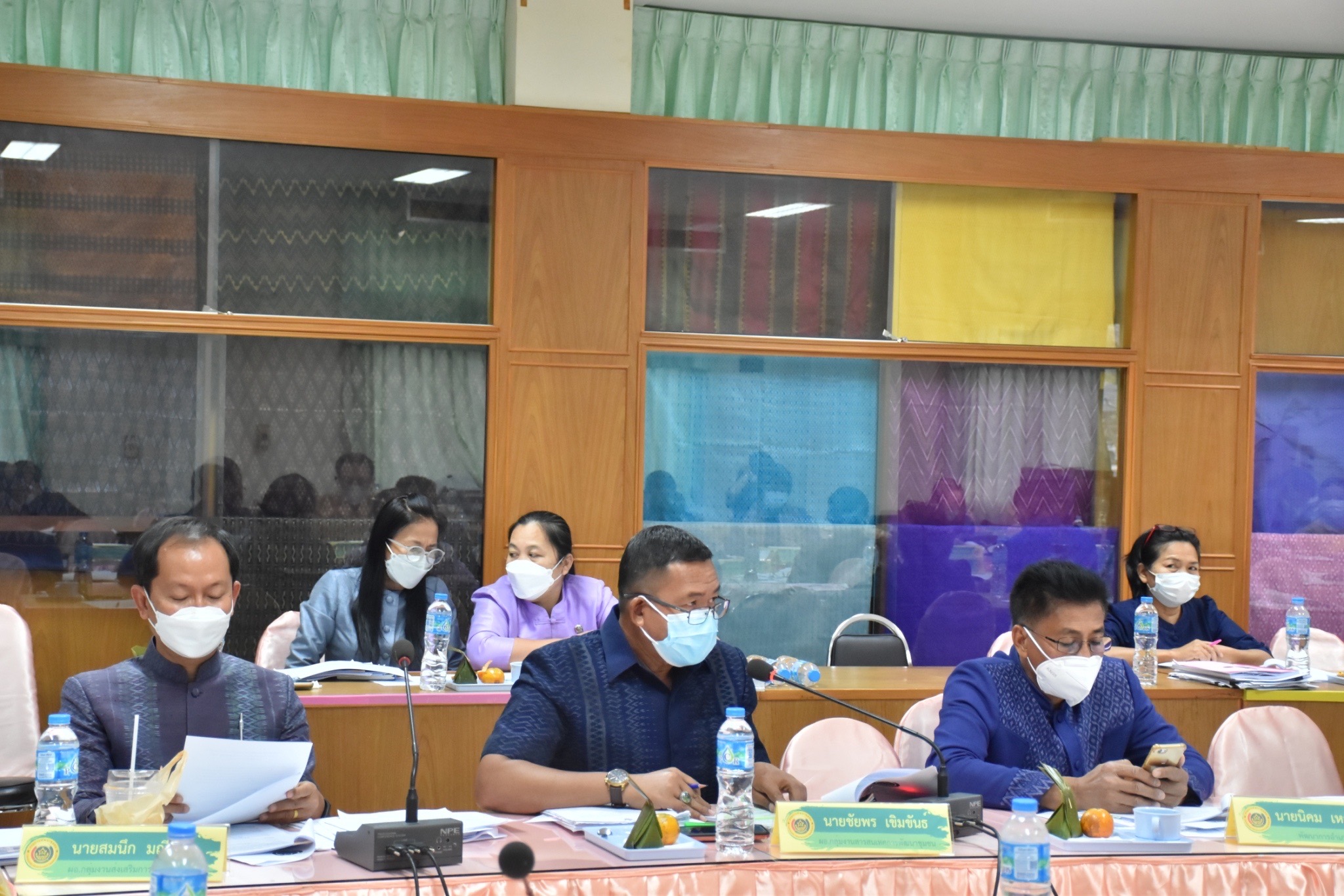 พช.มหาสารคามประชุมประจำเดือนสำนักงานพัฒนาชุมชนจังหวัดมหาสารคาม ครั้งที่ 2 /2565