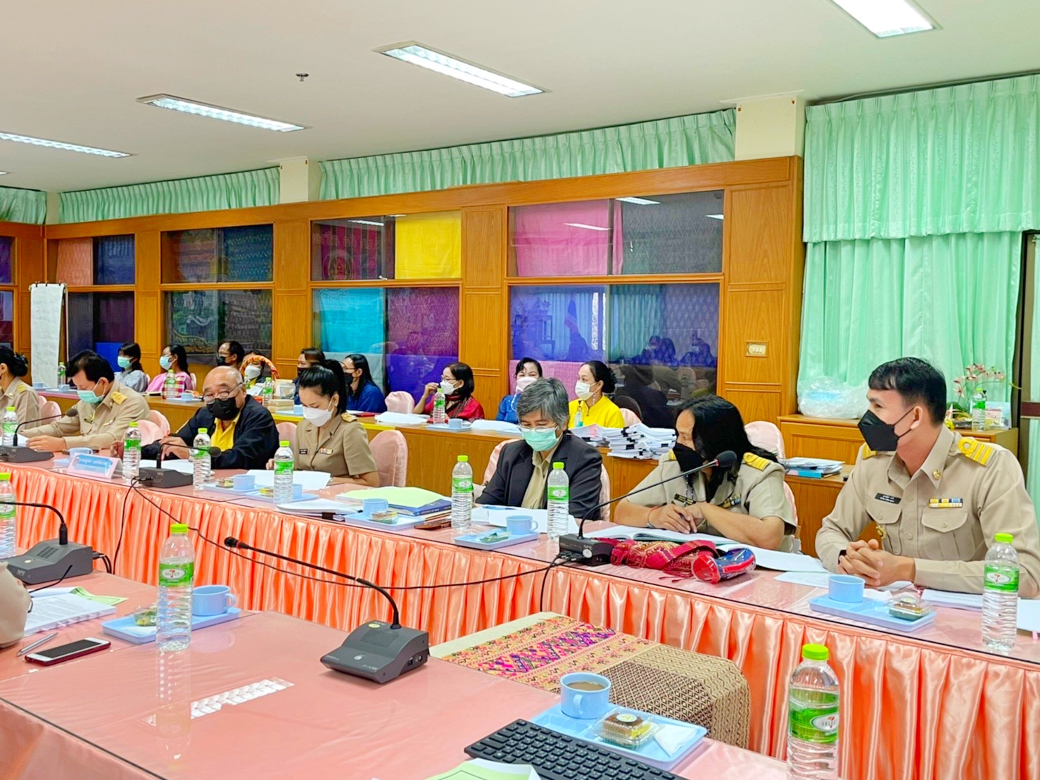 คณะอนุกรรมการบริหารกองทุนพัฒนาบทบาทสตรีระดับจังหวัดมหาสารคาม ประชุมครั้งที่ 2/2565