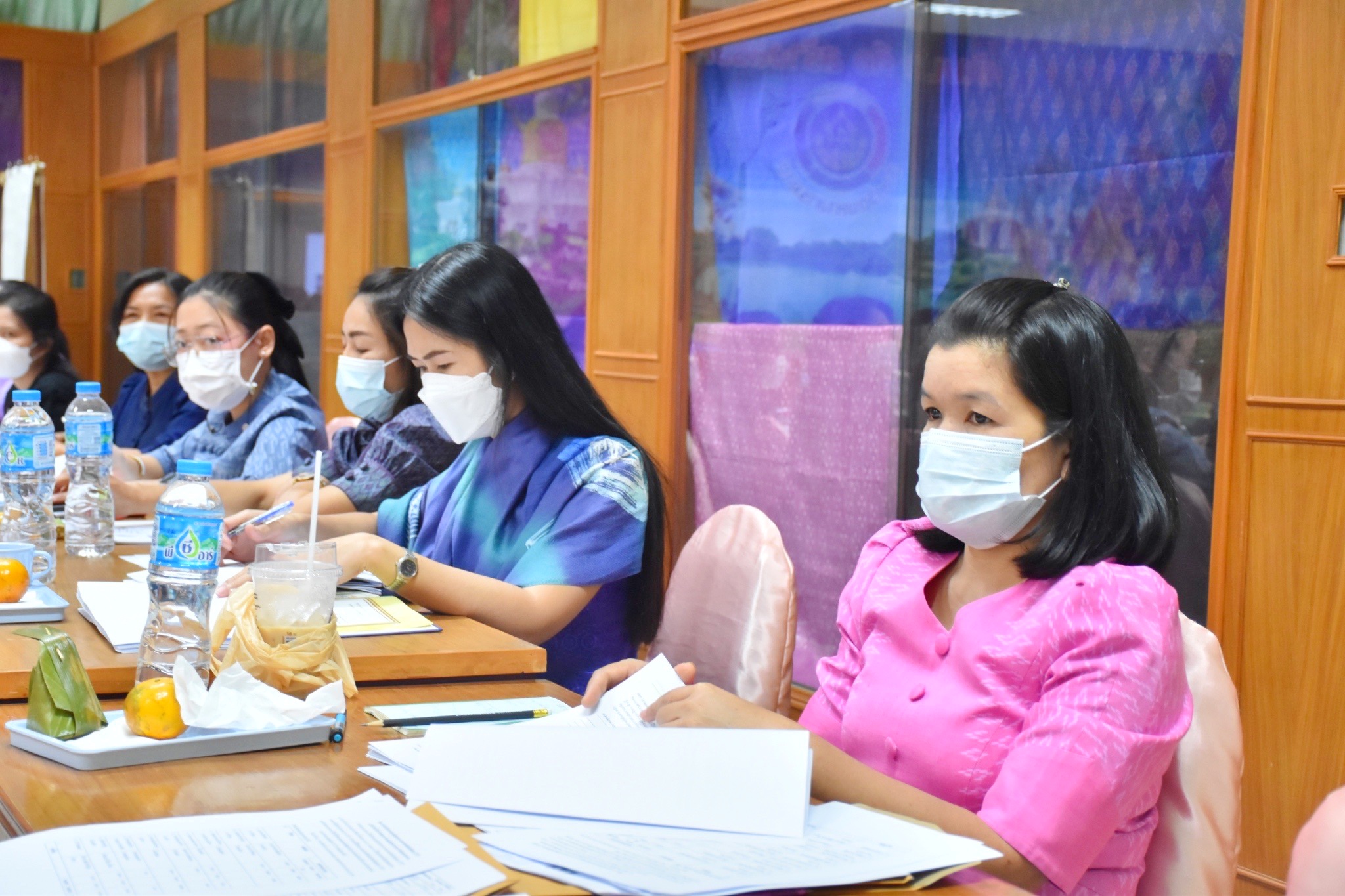 พช.มหาสารคามประชุมประจำเดือนสำนักงานพัฒนาชุมชนจังหวัดมหาสารคาม ครั้งที่ 2 /2565