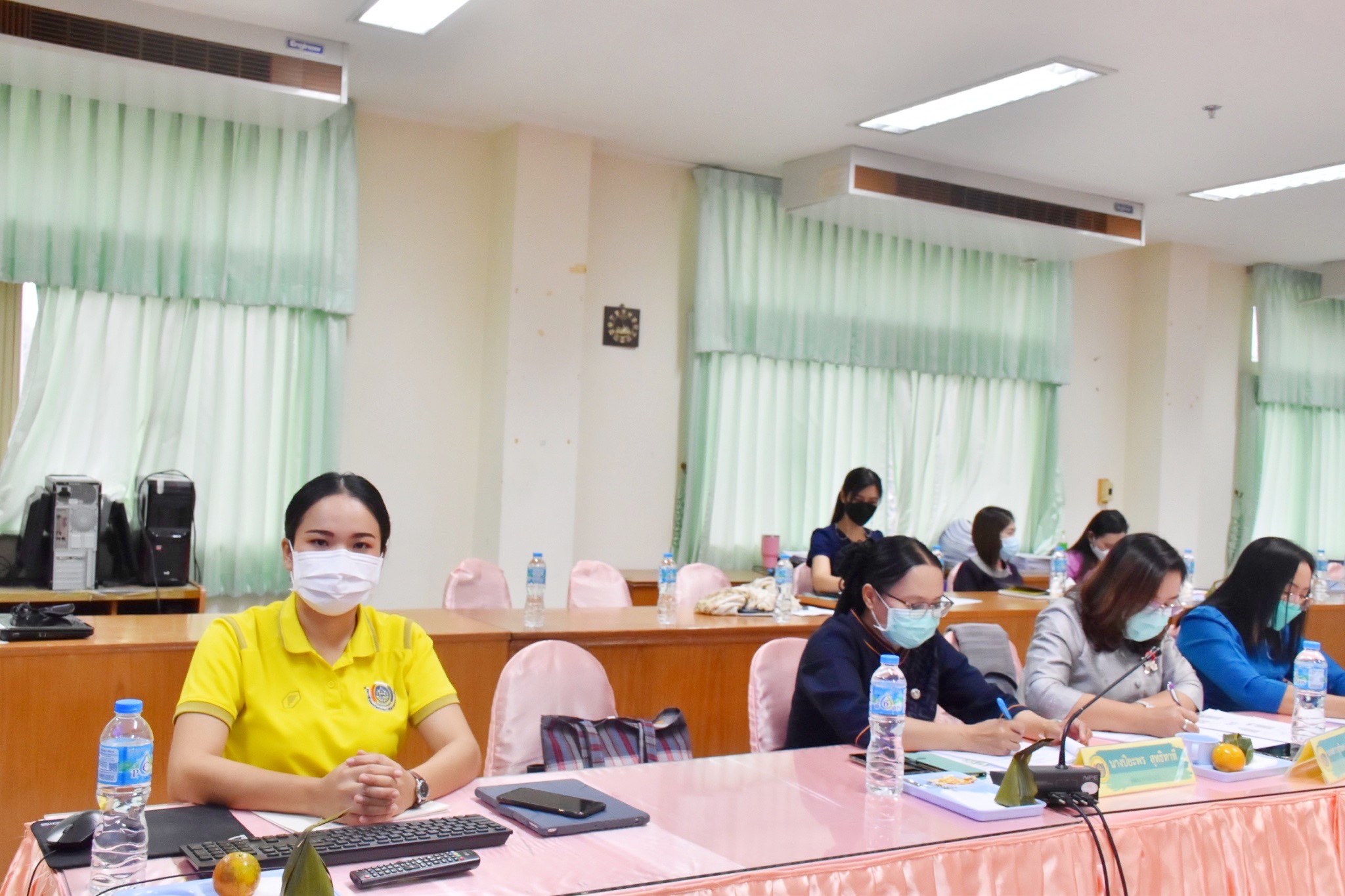 พช.มหาสารคามประชุมประจำเดือนสำนักงานพัฒนาชุมชนจังหวัดมหาสารคาม ครั้งที่ 2 /2565