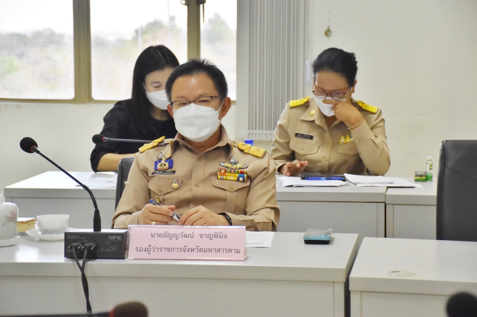 พัฒนาการจังหวัดมหาสารคาม “ร่วมประชุมโครงการและกิจกรรมเฉลิมพระเกียรติสมเด็จพระนางเจ้าสิริกิติ์ พระบรมราชินีนาถ พระบรมราชชนนีพันปีหลวง เนื่องในโอกาสมหามงคลเฉลิมพระชนมพรรษา 90 พรรษา 12 สิงหาคม 2565”