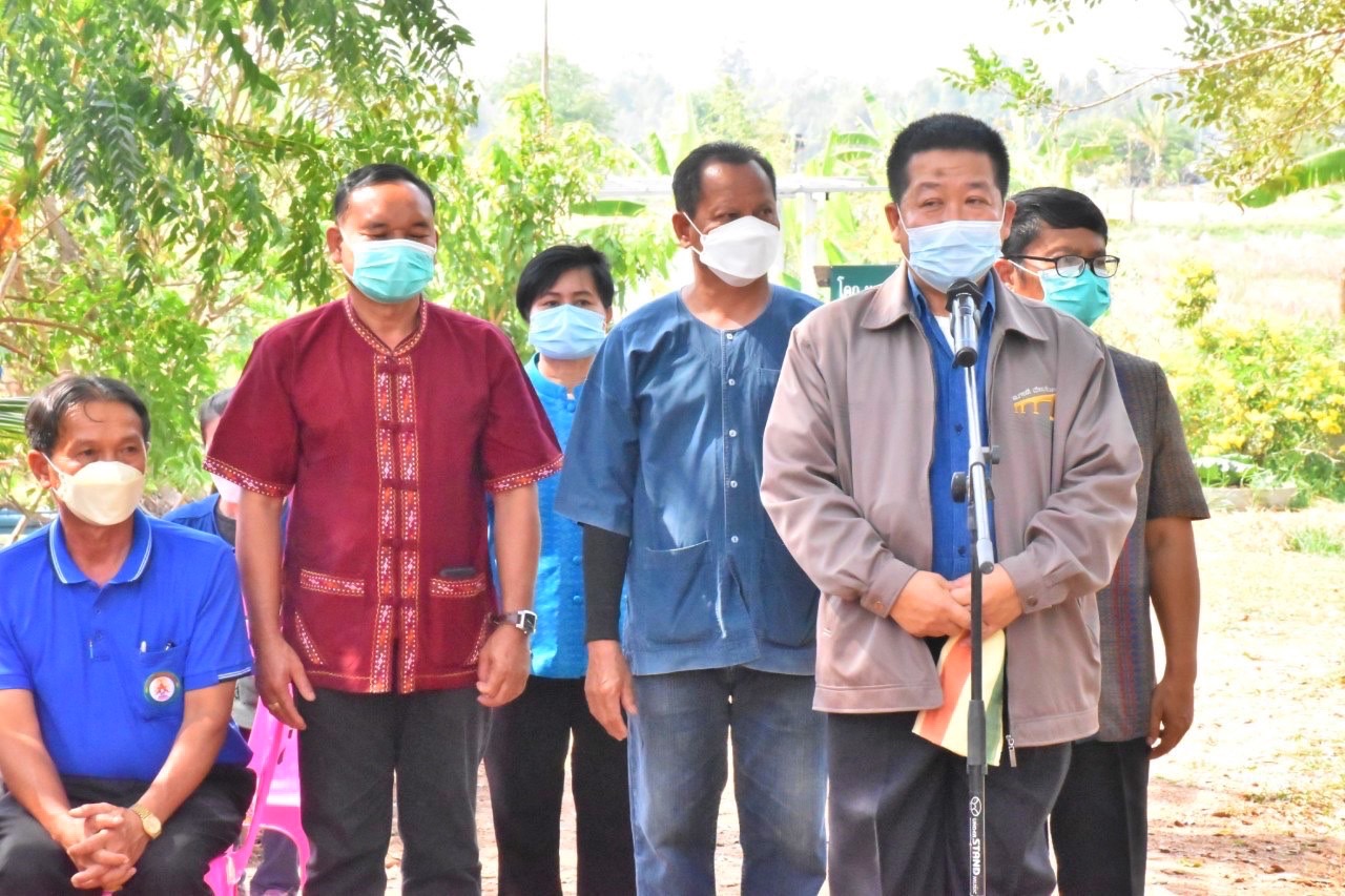พช.มหาสารคาม “ประกวดครัวเรือนต้นแบบ โคก หนอง นา พัฒนาชุมชนจังหวัดมหาสารคาม ประจำปี 2565” ณ แปลงครัวเรือนต้นแบบ โคก หนอง นา พัฒนชุมชน นายบุญช่วย สุปะติ หมู่ที่ 9 ตำบลหนองทุ่ม อำเภอวาปีปทุม จังหวัดมหาสารคาม