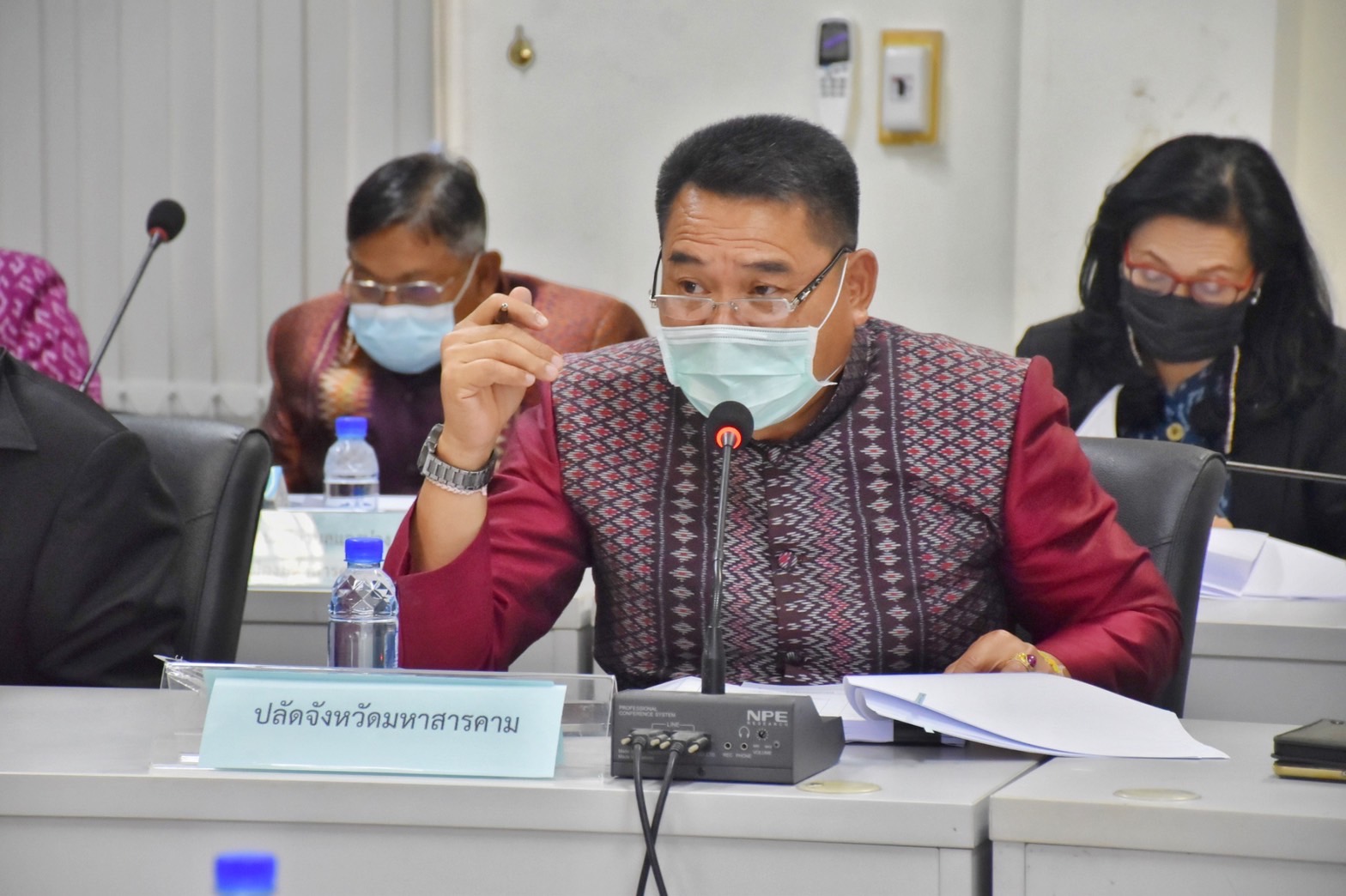 พช.มหาสารคามเข้าร่วมประชุมคณะกรรมการบริหารจังหวัดแบบบูรณาการจังหวัดมหาสารคาม (ก.บ.จ.มค.)