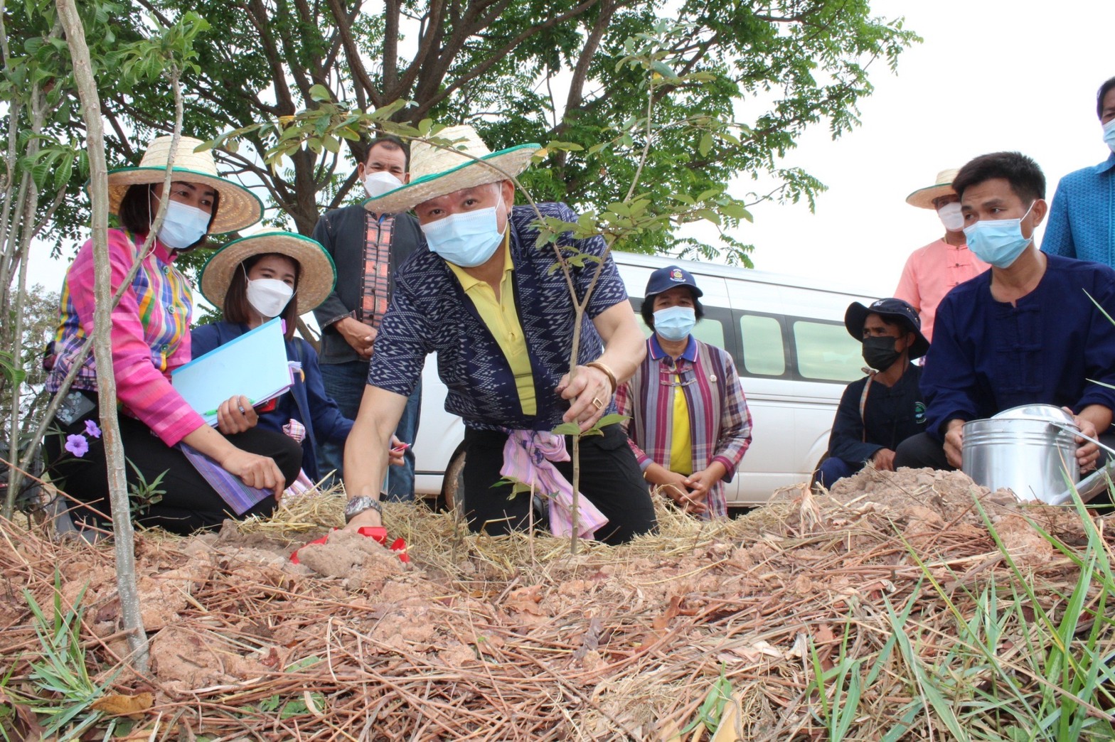พช.มหาสารคาม “ประกวดครัวเรือนต้นแบบ โคก หนอง นา พัฒนาชุมชนจังหวัดมหาสารคาม ประจำปี 2565” ณ แปลงครัวเรือนต้นแบบ โคก หนอง นา พัฒนาชุมชน (ขนาด 3 ไร่)  นายวีรพล พลเดช หมู่ที่ 13 ตำบลศรีสุข อำเภอกันทรวิชัย จังหวัดมหาสารคาม