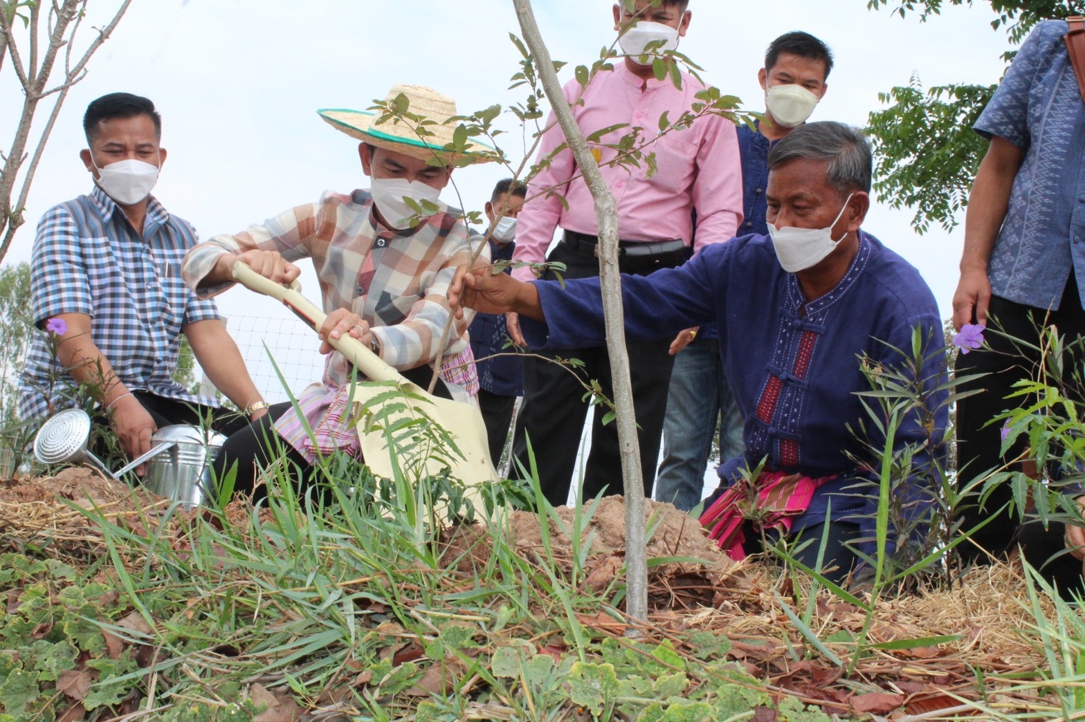 พช.มหาสารคาม “ประกวดครัวเรือนต้นแบบ โคก หนอง นา พัฒนาชุมชนจังหวัดมหาสารคาม ประจำปี 2565” ณ แปลงครัวเรือนต้นแบบ โคก หนอง นา พัฒนาชุมชน (ขนาด 3 ไร่)  นายวีรพล พลเดช หมู่ที่ 13 ตำบลศรีสุข อำเภอกันทรวิชัย จังหวัดมหาสารคาม
