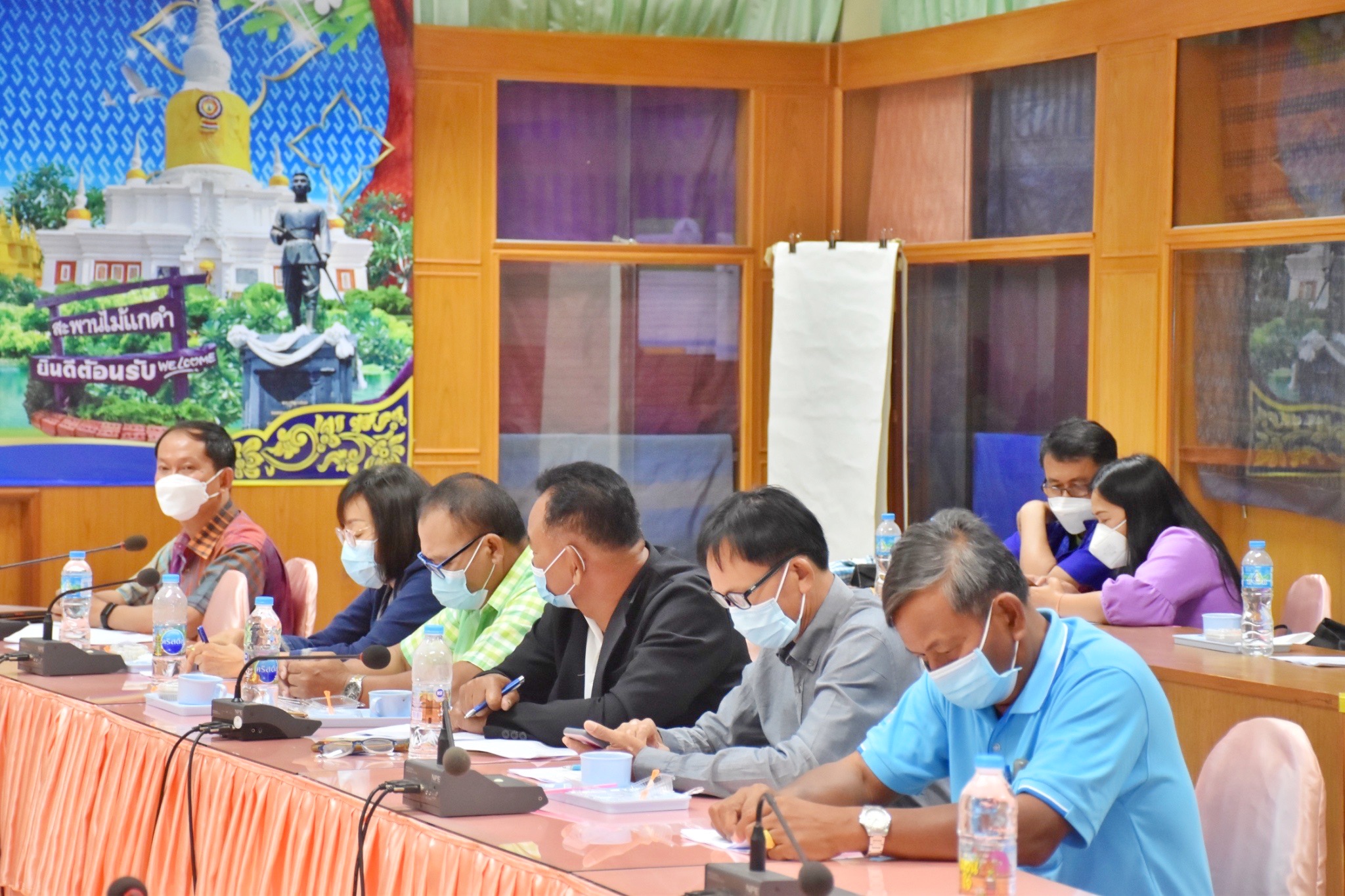 พช.มหาสารคามประชุมคณะกรรมการศูนย์ประสานงานองค์การชุมชนจังหวัด (ศอช.จ.) จังหวัดมหาสารคาม ประจำปี 2565 ครั้งที่ 1/2565