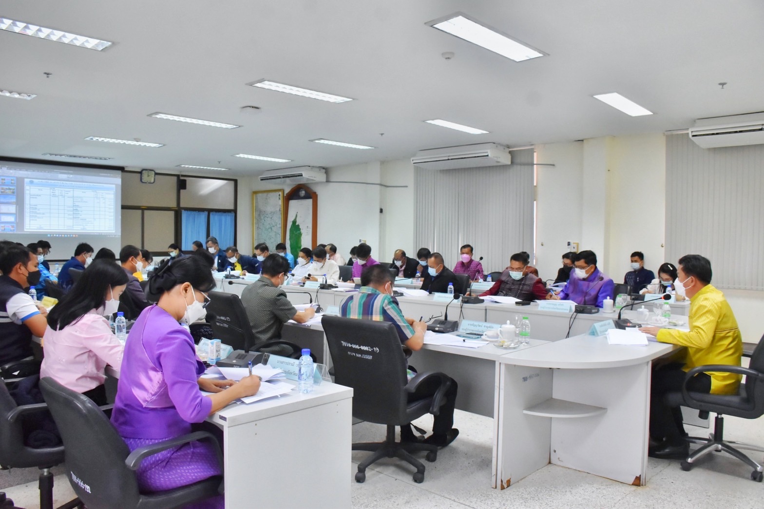 พช.มหาสารคามเข้าร่วมประชุมคณะกรรมการบริหารจังหวัดแบบบูรณาการจังหวัดมหาสารคาม (ก.บ.จ.มค.)
