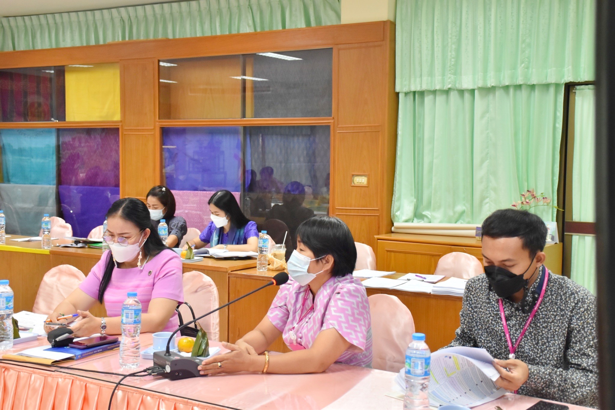 พช.มหาสารคามประชุมประจำเดือนสำนักงานพัฒนาชุมชนจังหวัดมหาสารคาม ครั้งที่ 2 /2565