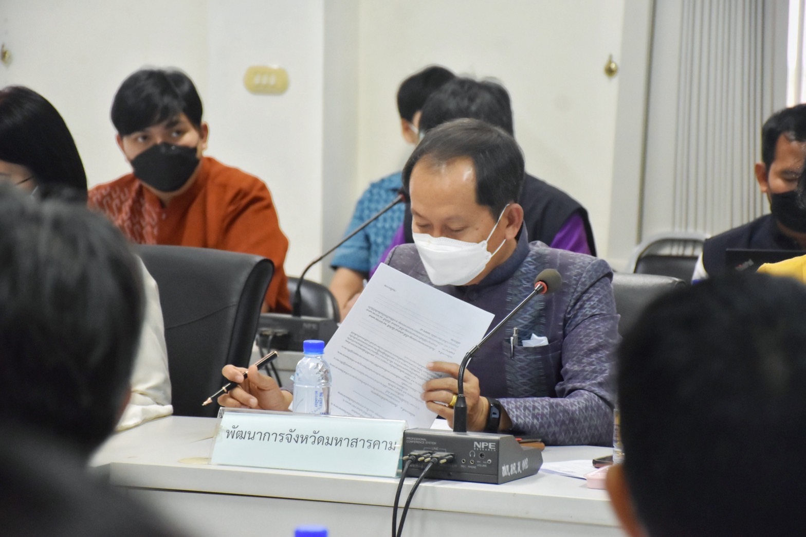 พช.มหาสารคามเข้าร่วมประชุมคณะกรรมการบริหารจังหวัดแบบบูรณาการจังหวัดมหาสารคาม (ก.บ.จ.มค.)